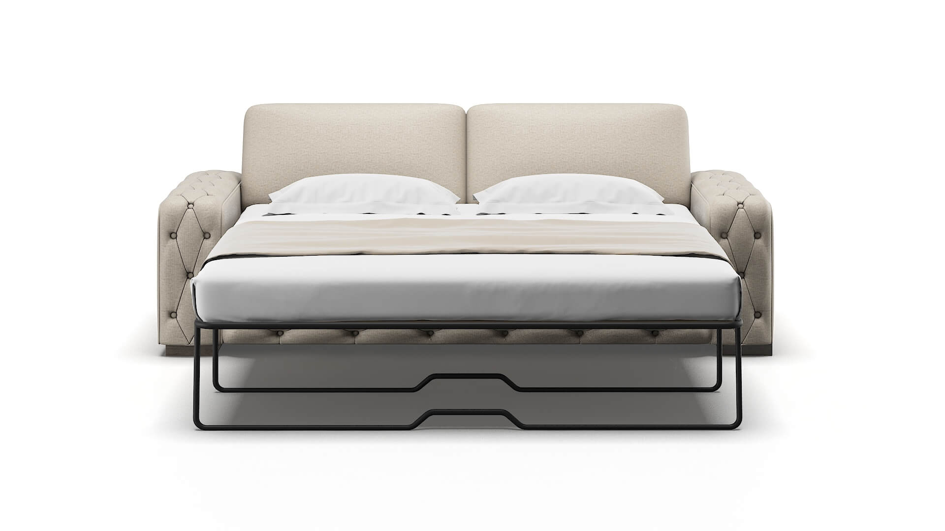 Windsor Parker Wheat Sofa Sleeper Espresso legs 1