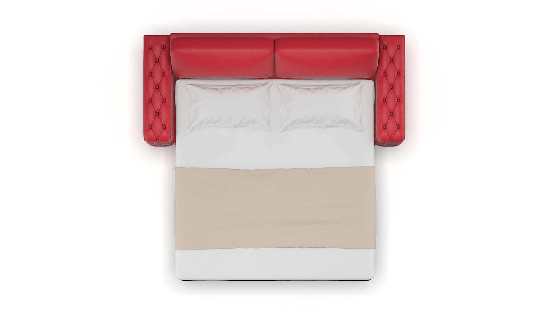 Windsor Pauline Ruby Sofa Sleeper Espresso legs 3