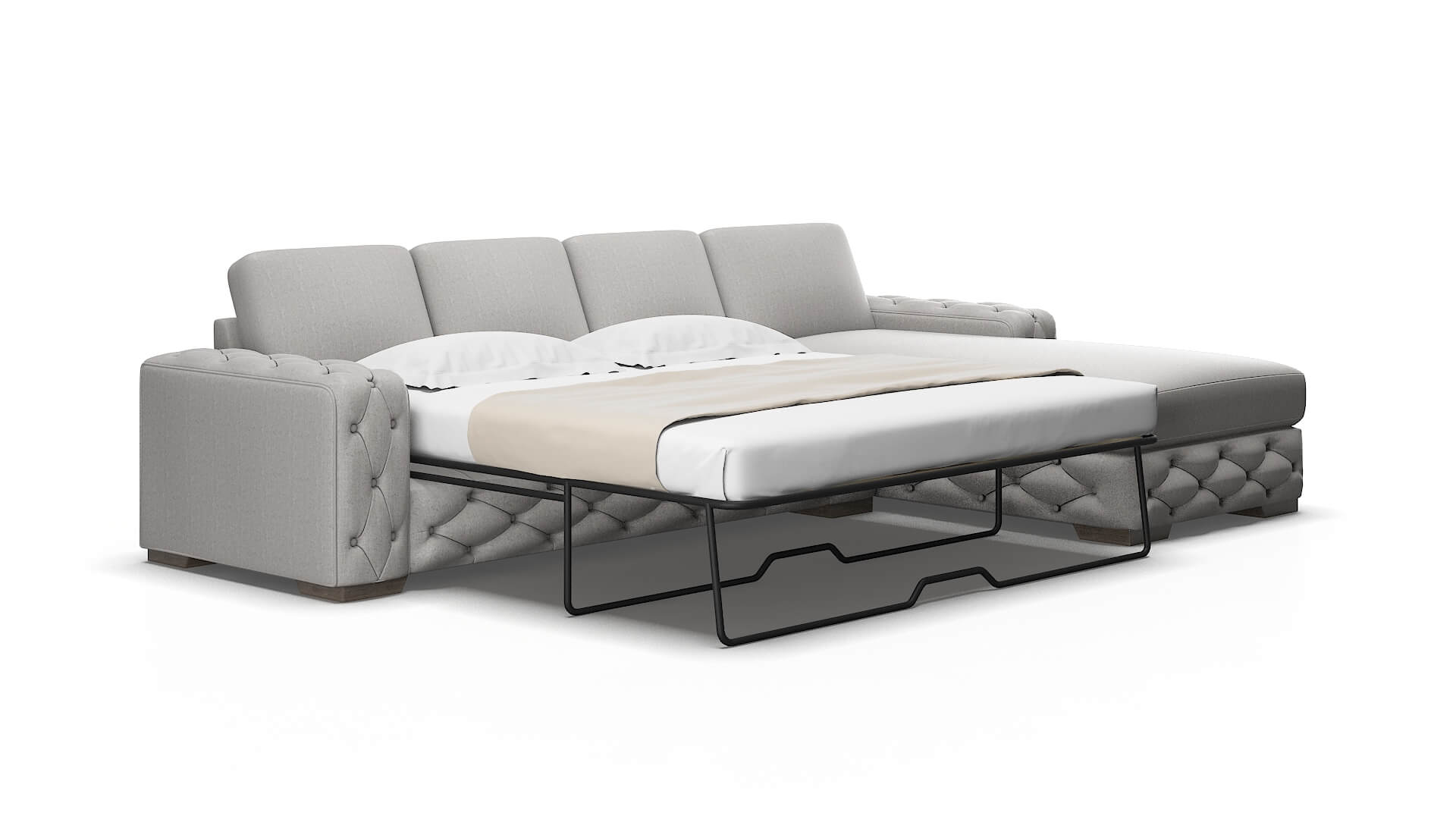 Windsor Prime Ash Panel Sleeper Espresso legs 2