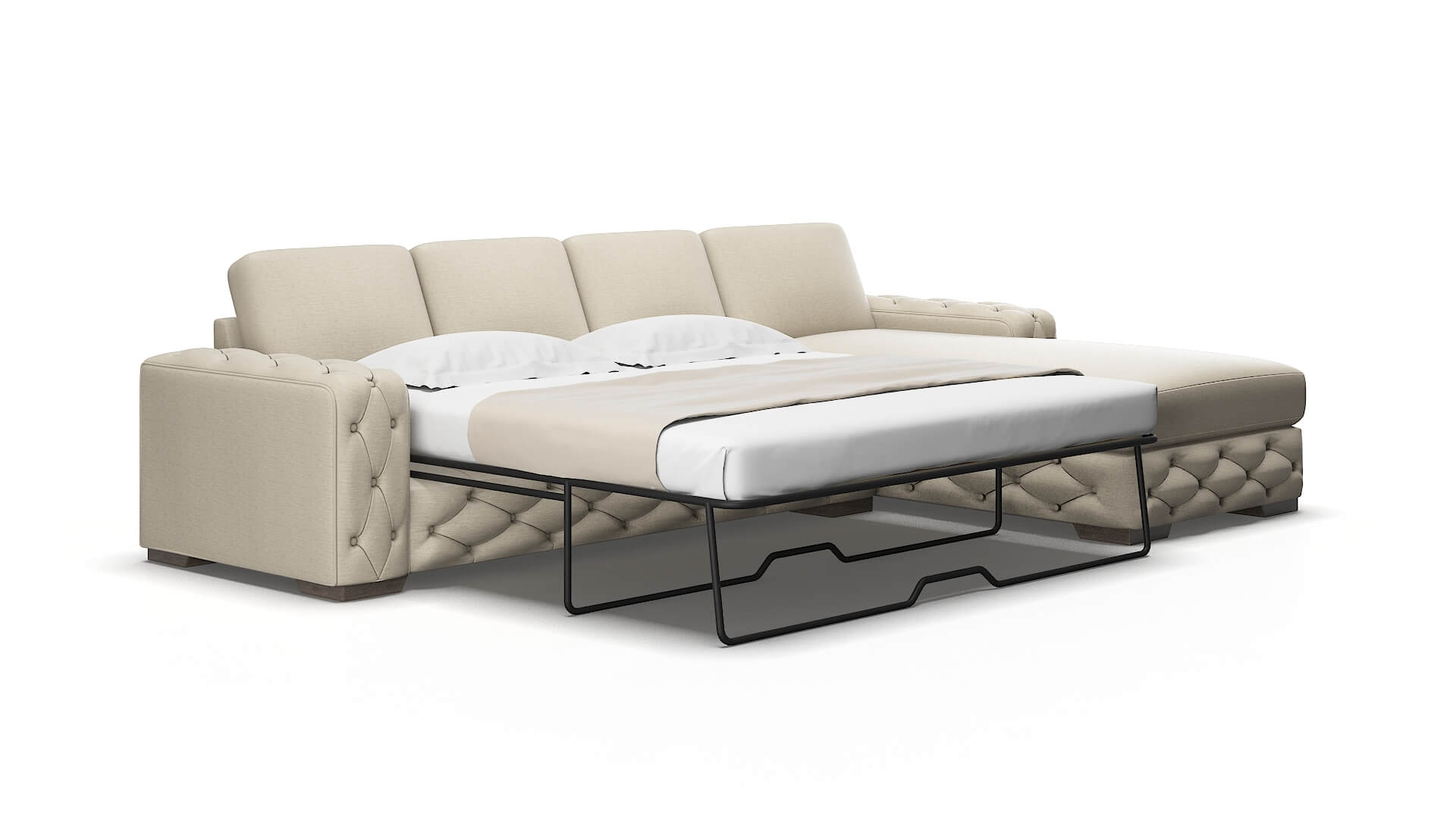 Windsor Prime dusk Panel sleeper Espresso Legs  2