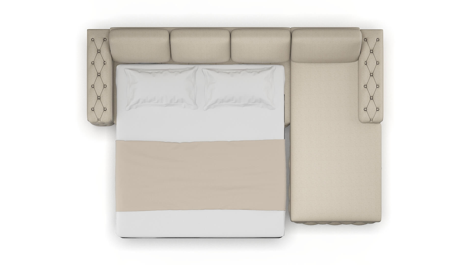 Windsor Rocket Dove Panel Sleeper Espresso legs 3