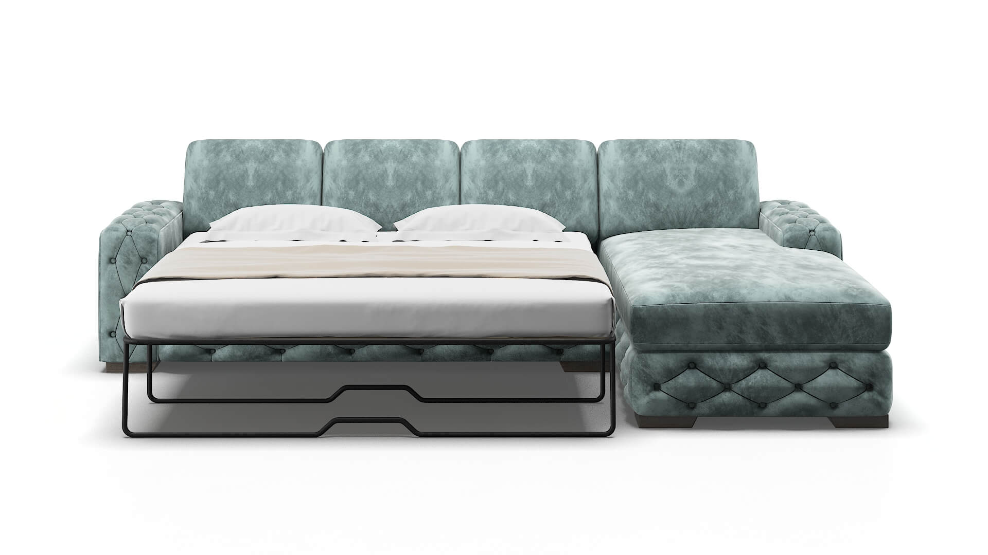 Windsor Royale Cloud Panel Sleeper Espresso legs 1