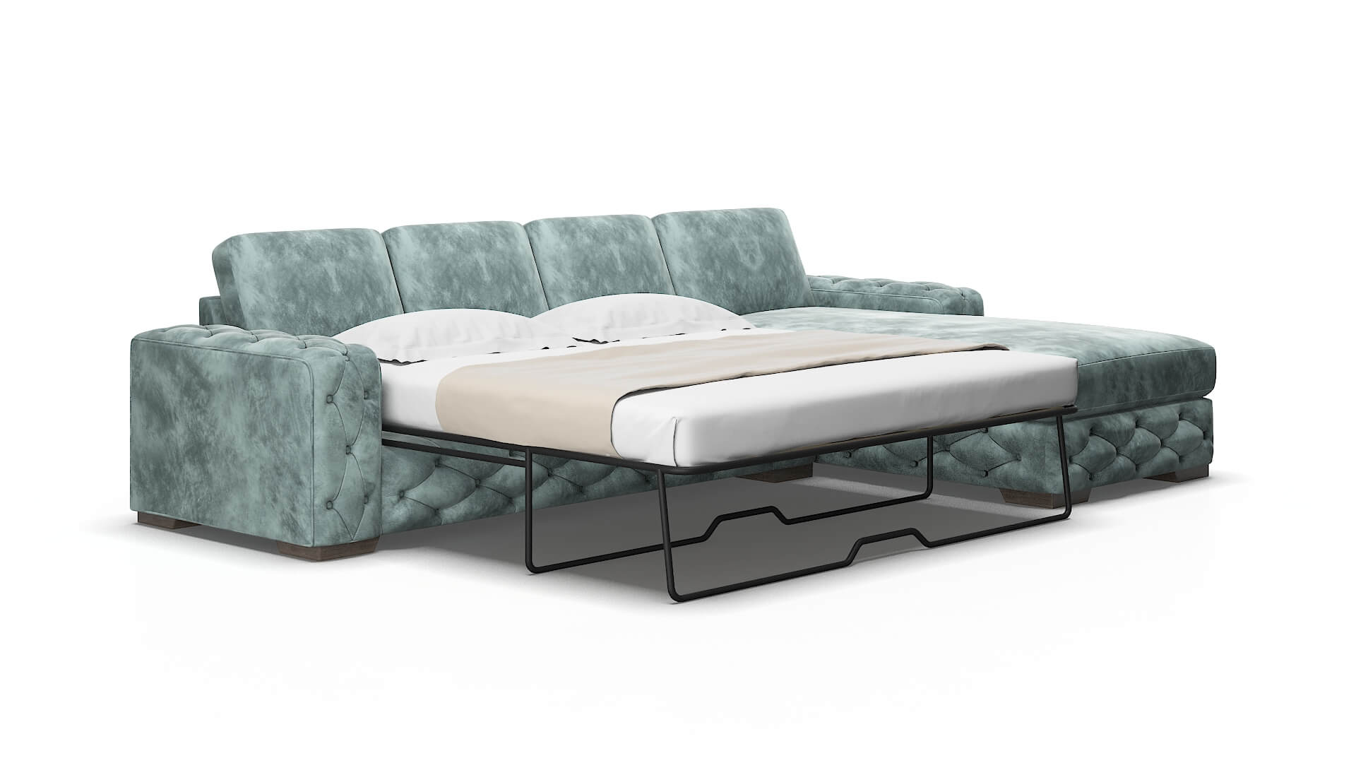 Windsor Royale cloud Panel sleeper Espresso Legs  2