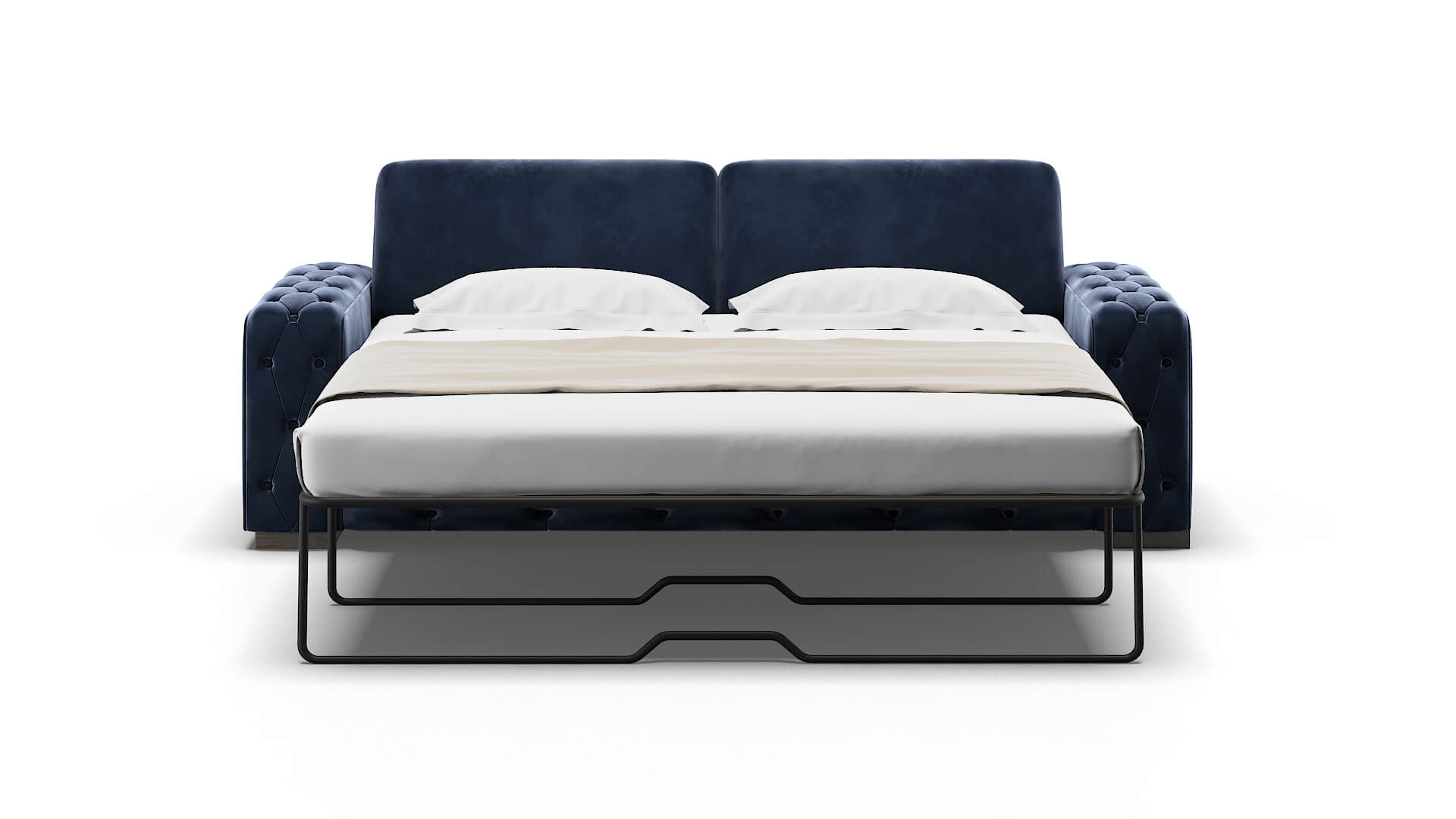 Windsor Royale Cobalt Sofa Sleeper Espresso legs 1