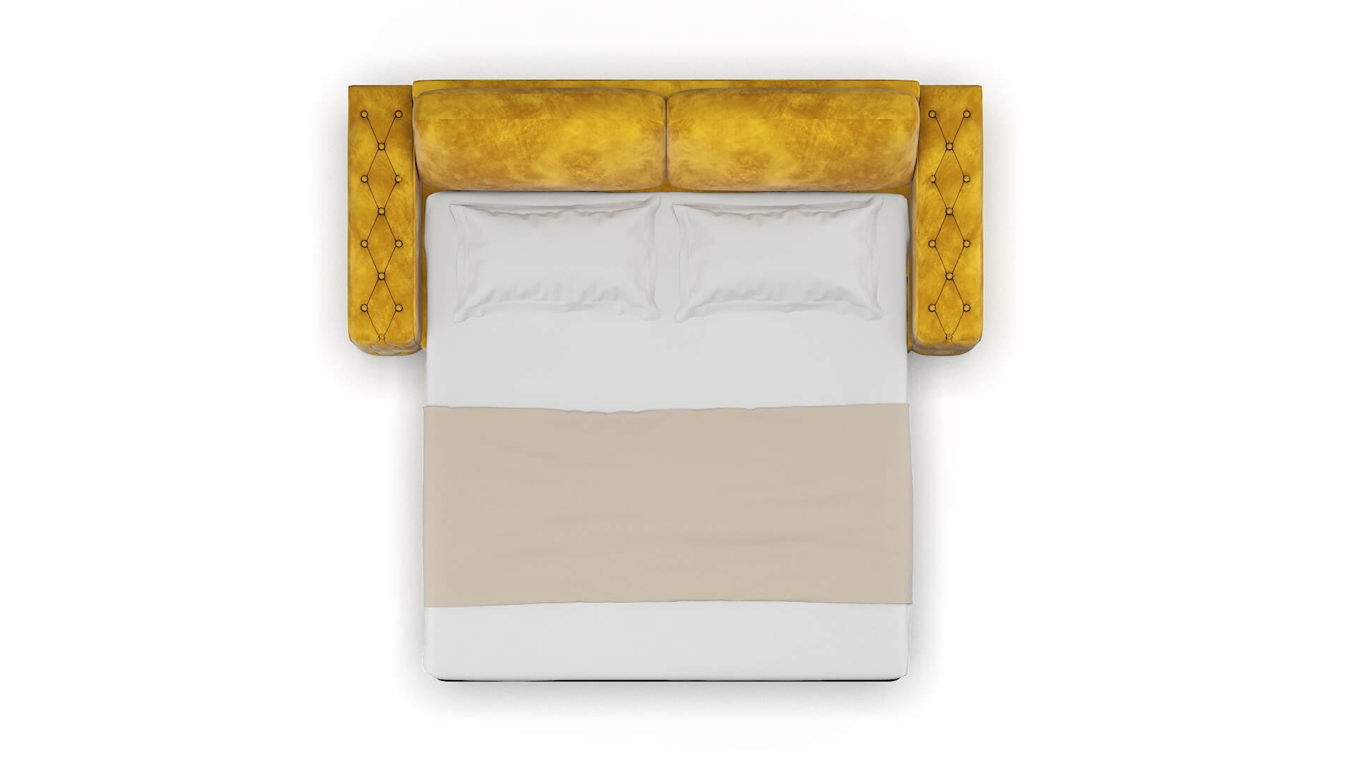 Windsor Royale Marigold Sofa Sleeper Espresso legs 3