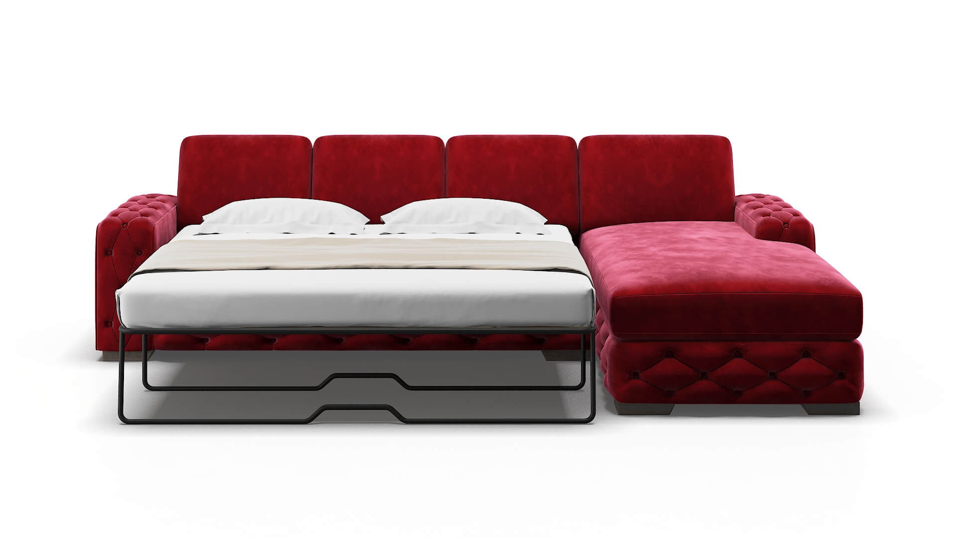 Windsor Royale Ruby Panel Sleeper Espresso legs 1