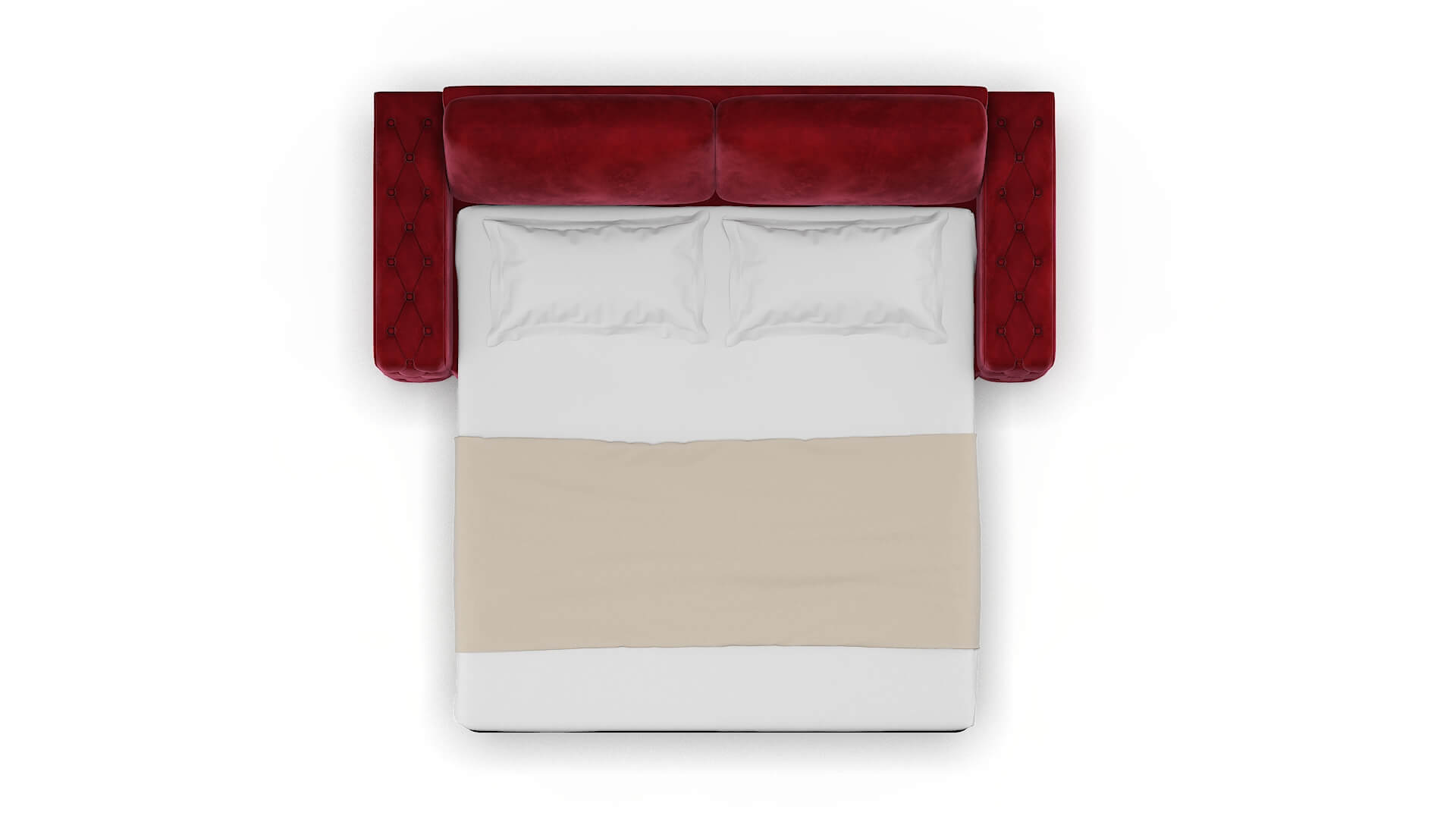 Windsor Royale Ruby Sofa Sleeper Espresso legs 3