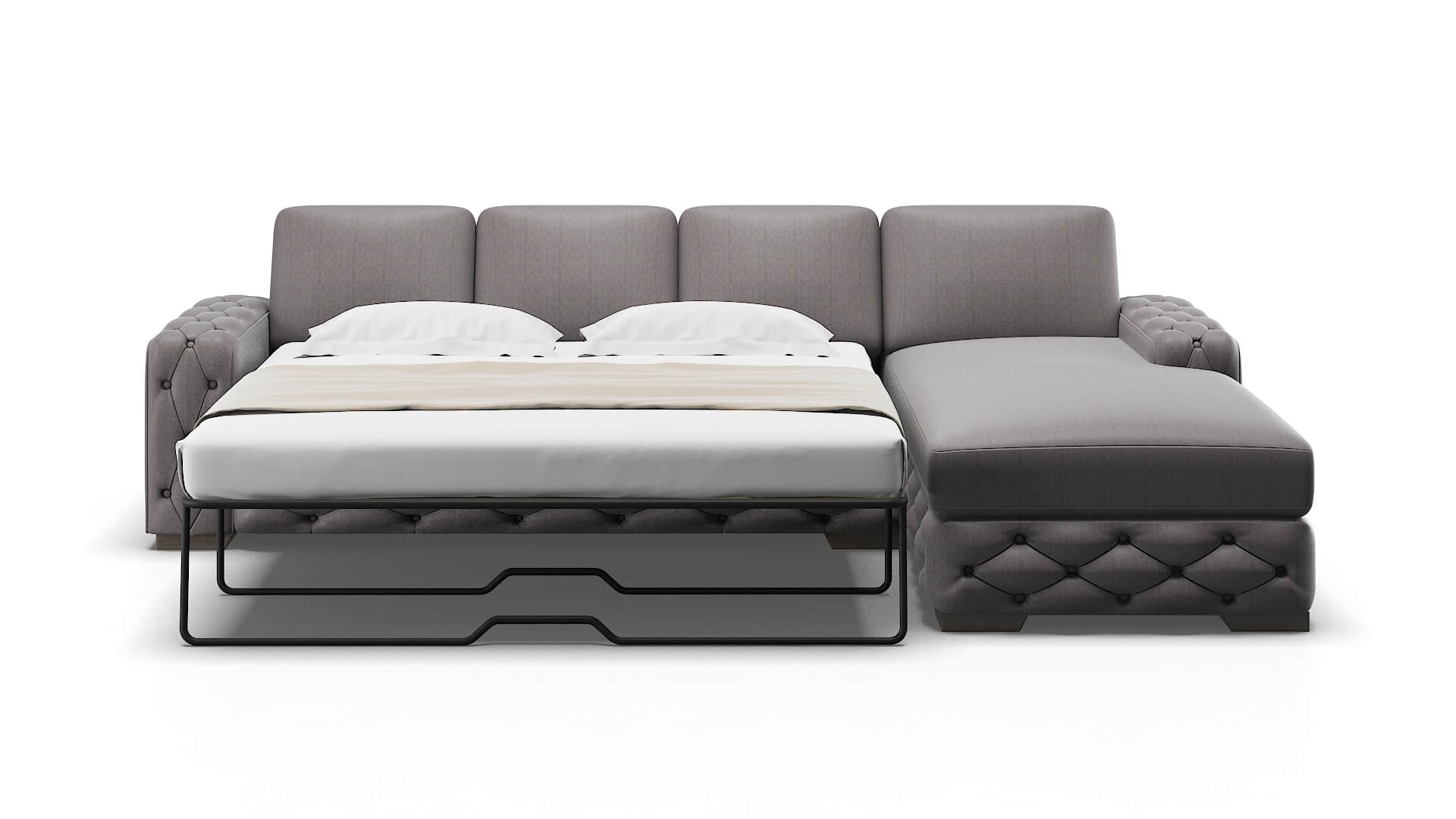 Windsor Sasha Granite Panel Sleeper Espresso legs 1