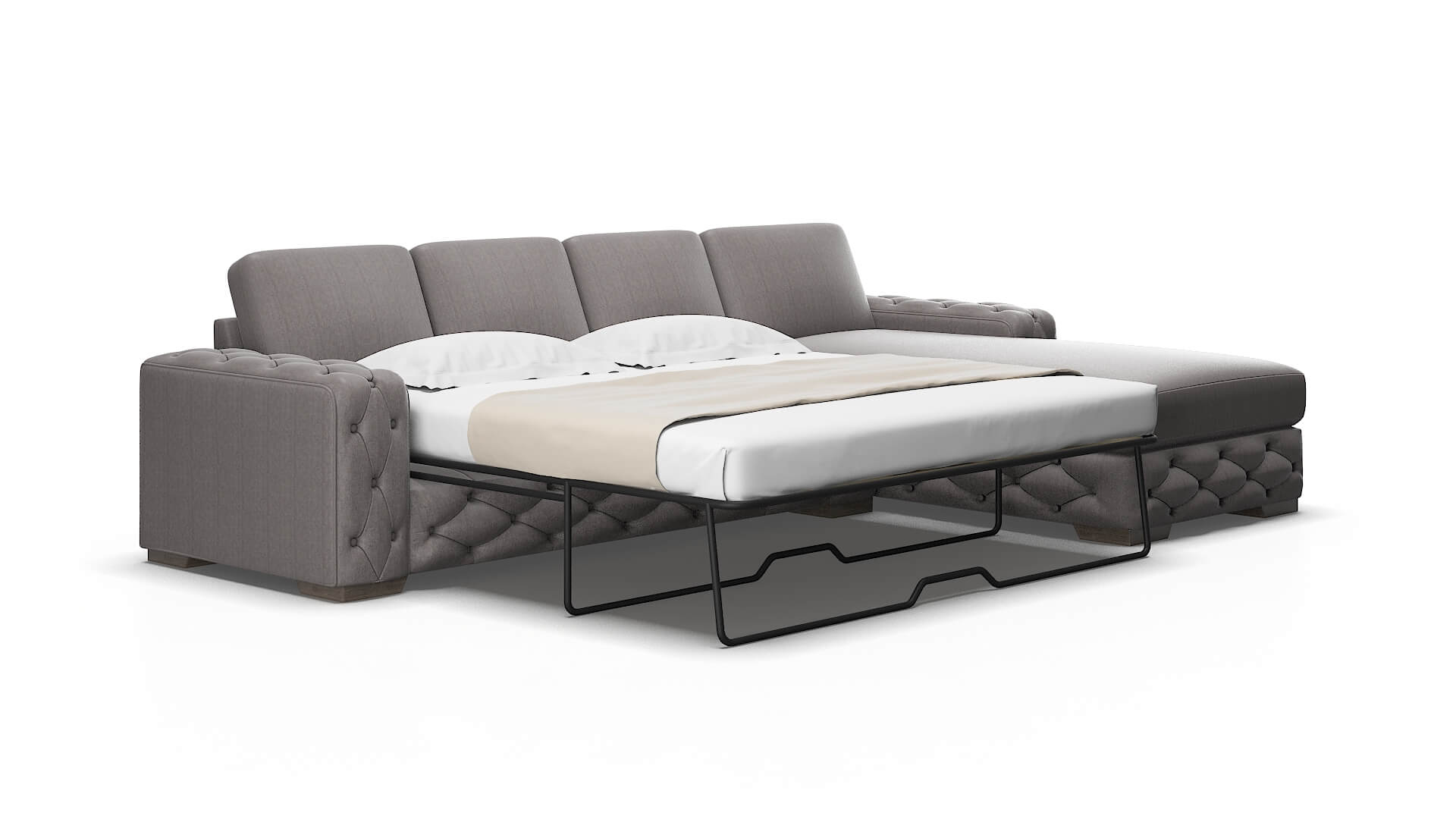 Windsor Sasha granite Panel sleeper Espresso Legs  2