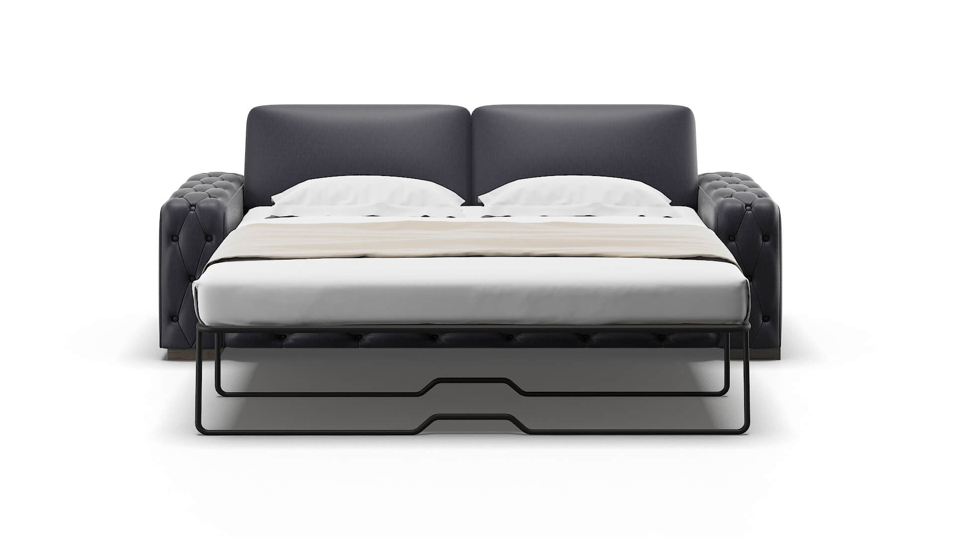 Windsor Sasha Navy Sofa Sleeper Espresso legs 1