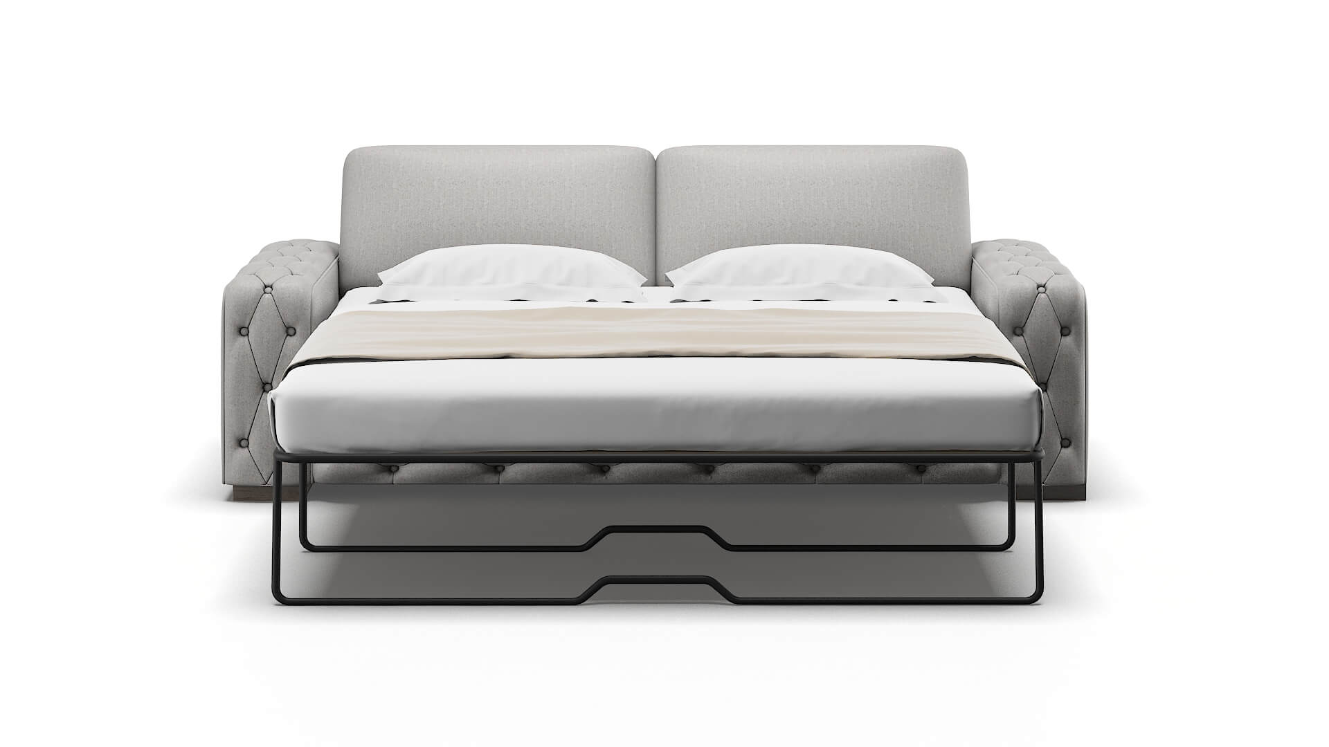 Windsor Sasha Silver Sofa Sleeper Espresso legs 1