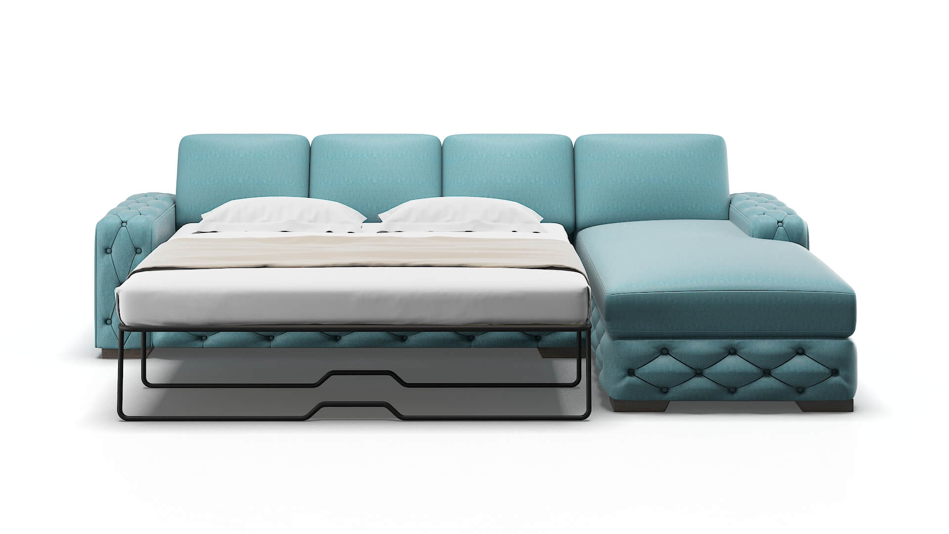 Windsor Sorrento Denim Panel Sleeper Espresso legs 1