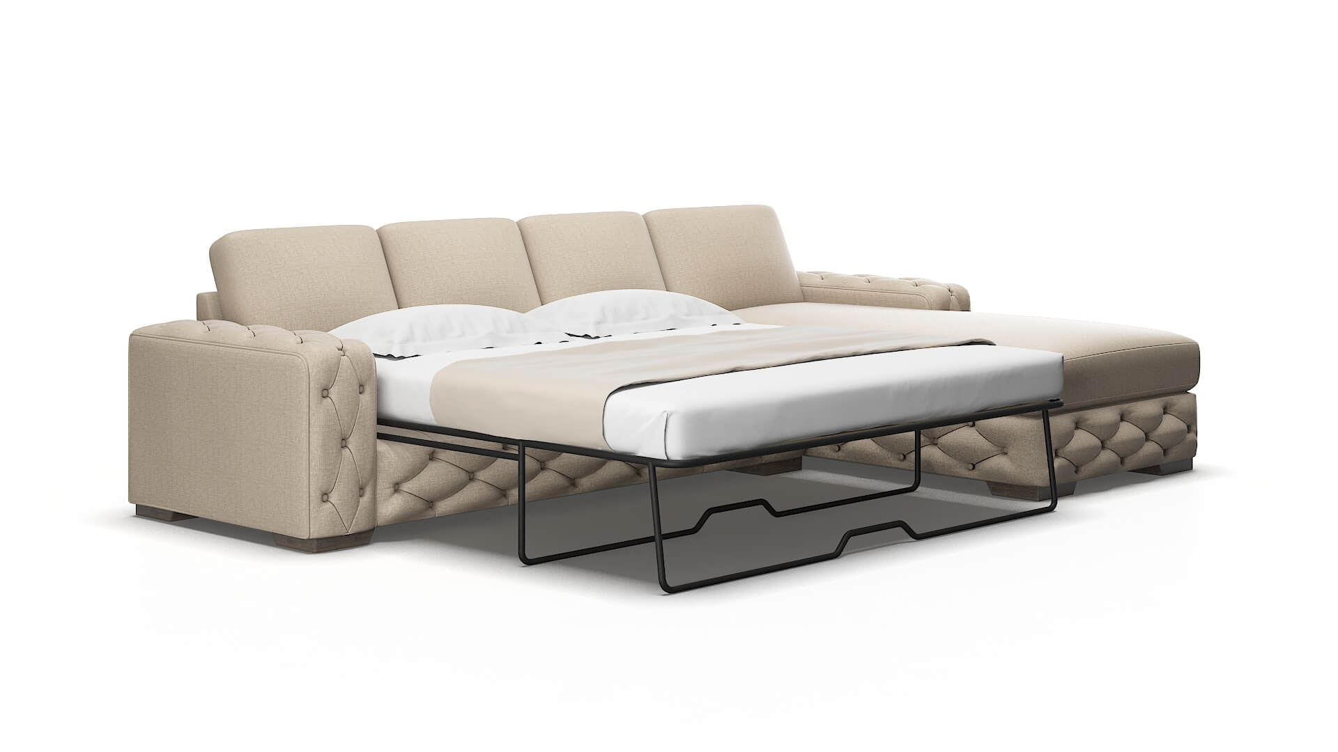 Windsor Sosoftness 74 Panel sleeper Espresso Legs  2