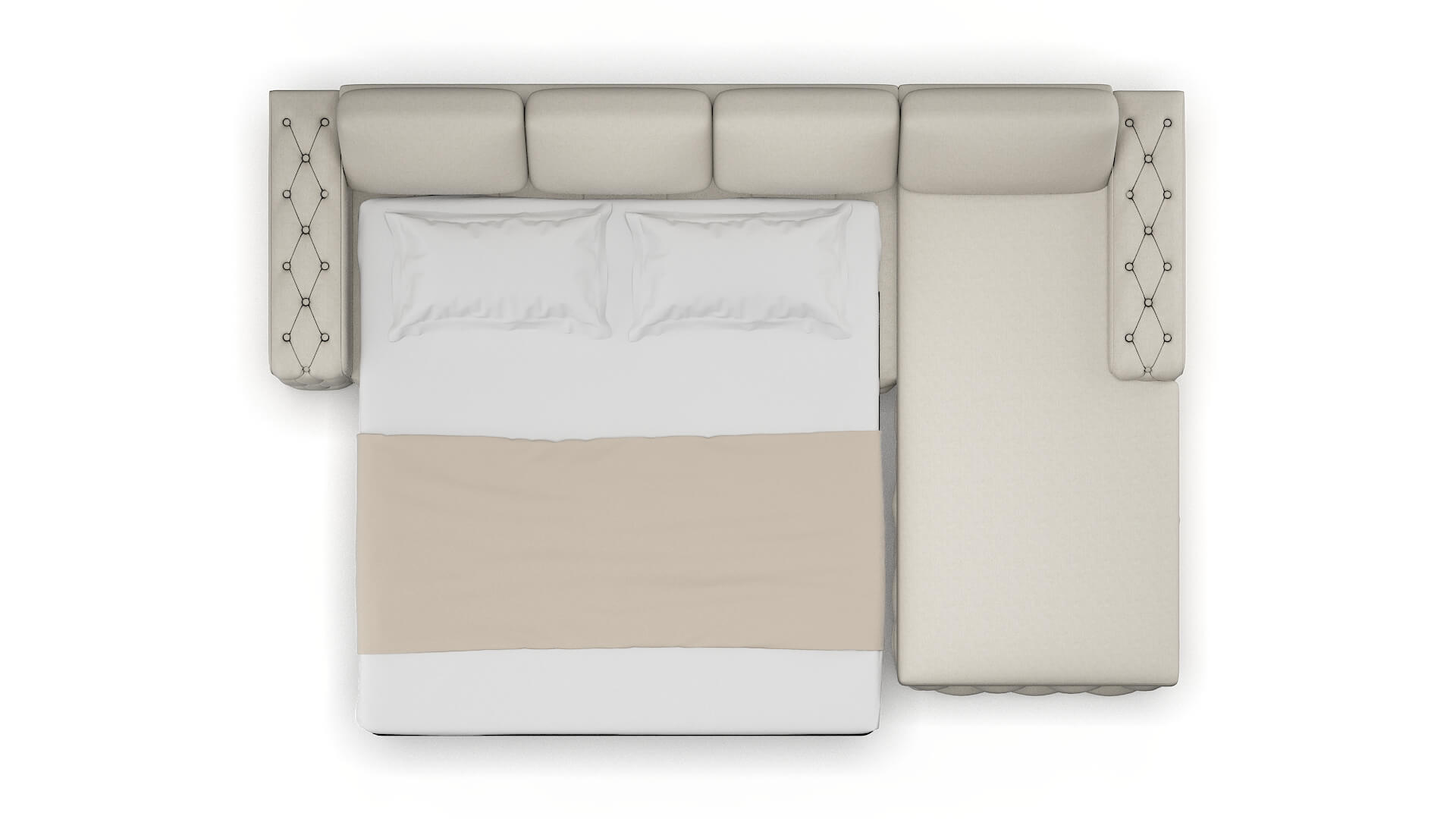 Windsor Terrain Natural Panel Sleeper Espresso legs 3