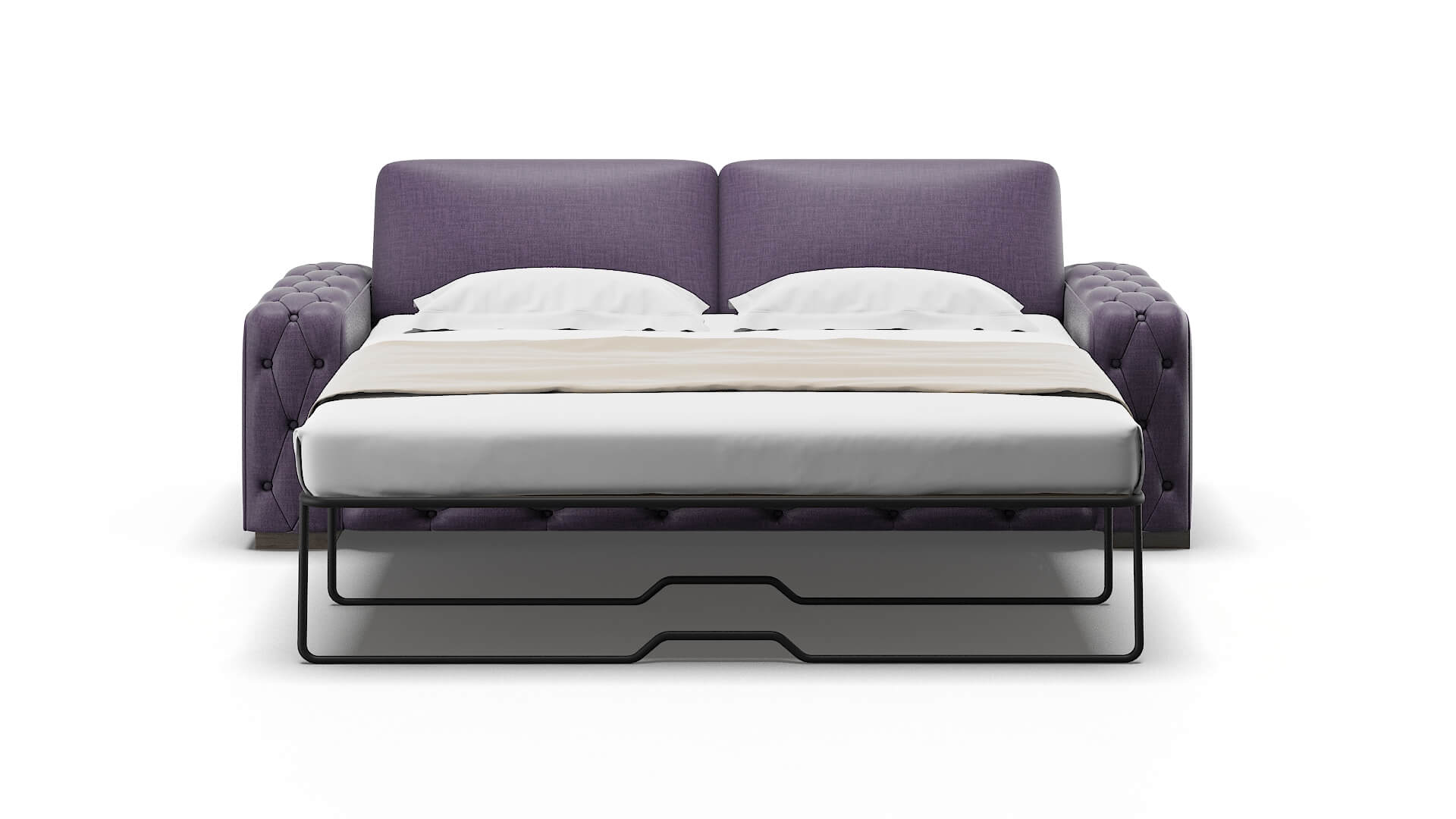 Windsor Tess Blackberry Sofa Sleeper Espresso legs 1