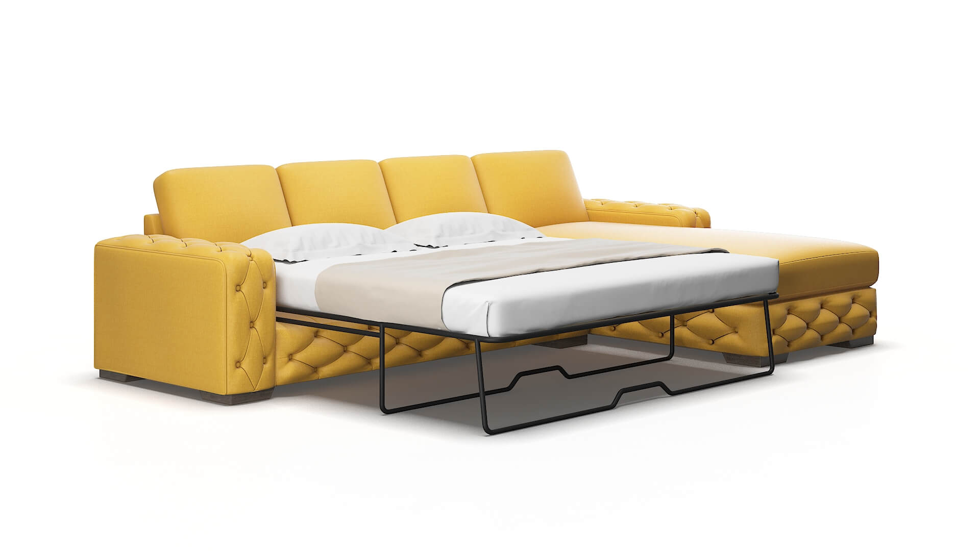 Windsor Tess Turmeric Panel Sleeper Espresso legs 2