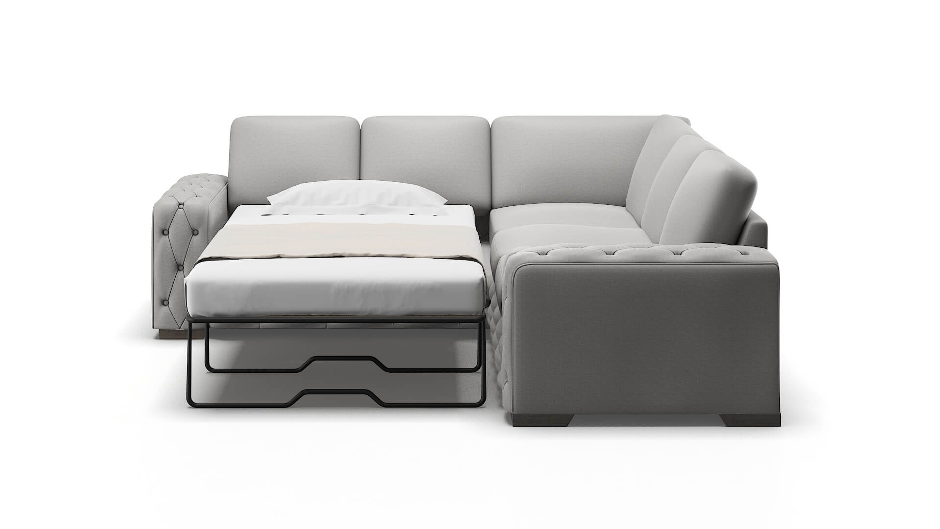 Windsor Urban_d Pepper Sectional Sleeper Espresso legs 1