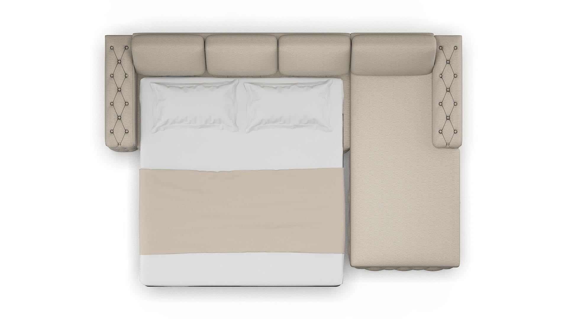 Windsor Urban_d Steel Panel Sleeper Espresso legs 3