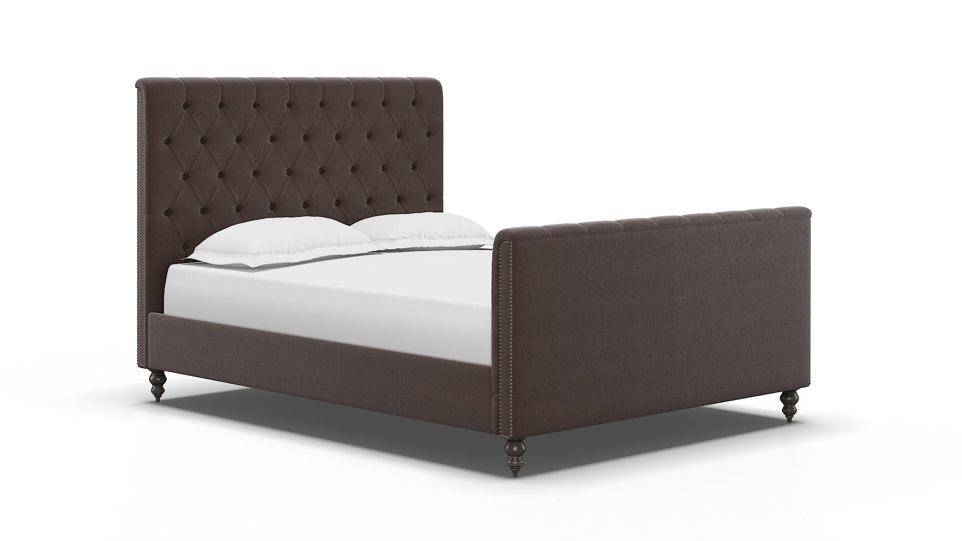 Sophia Bella Espresso Bed espresso legs 2