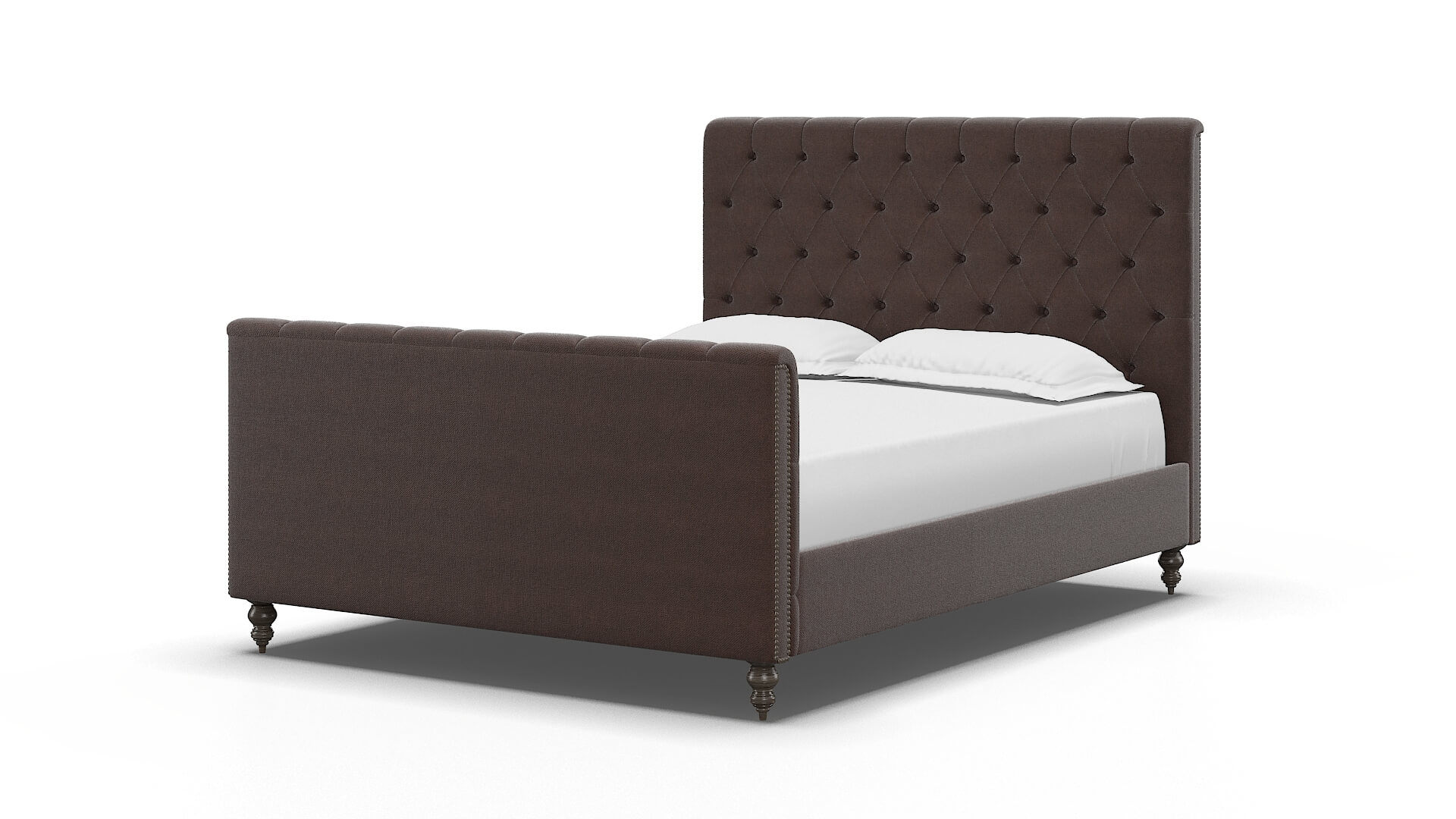 Sophia Bella Espresso Bed espresso legs 5