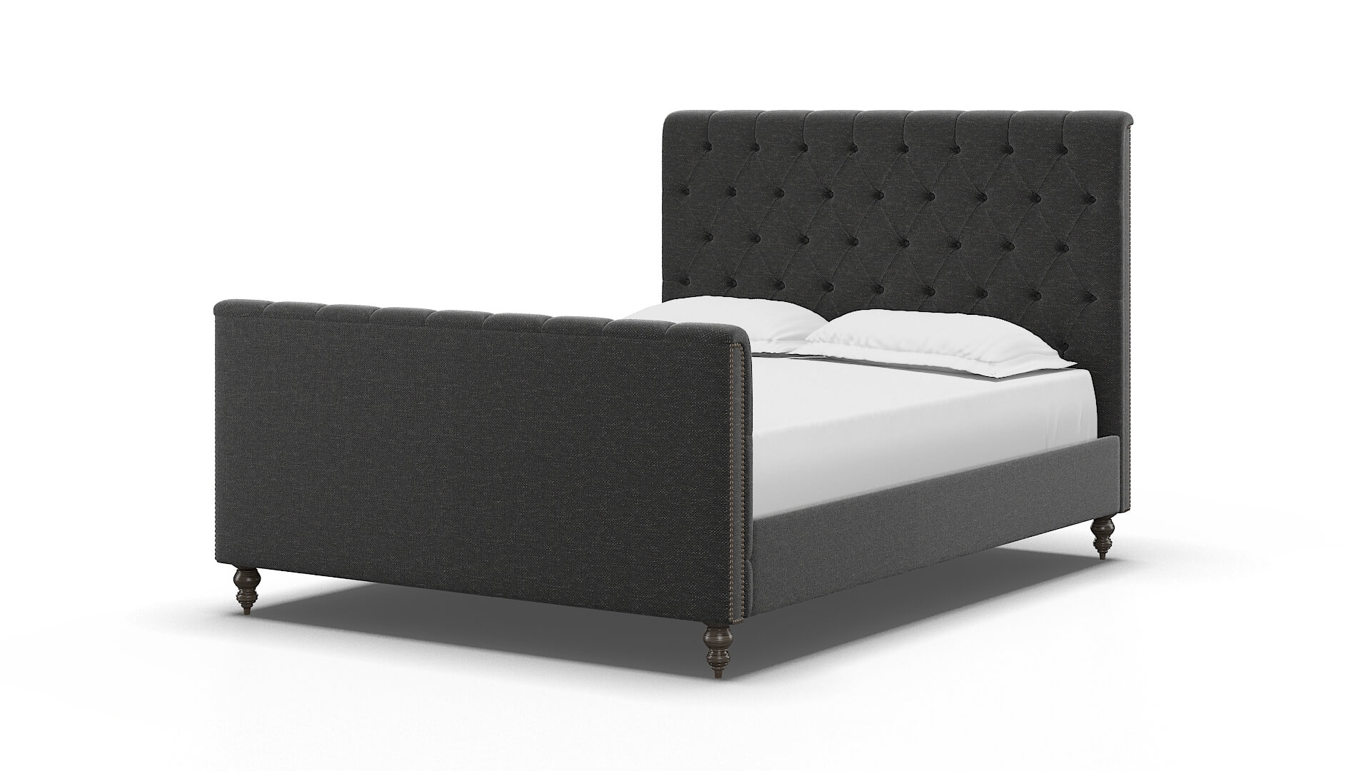Sophia Chance Denim Bed espresso legs 5