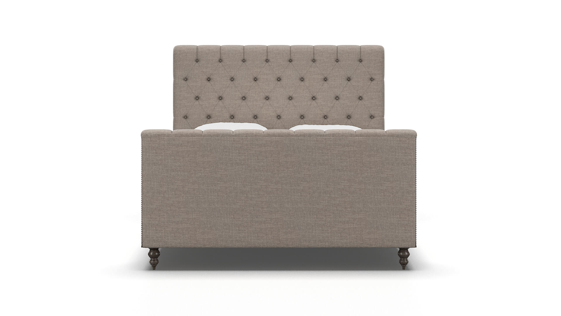 Sophia Clyde Dolphin Bed espresso legs 1
