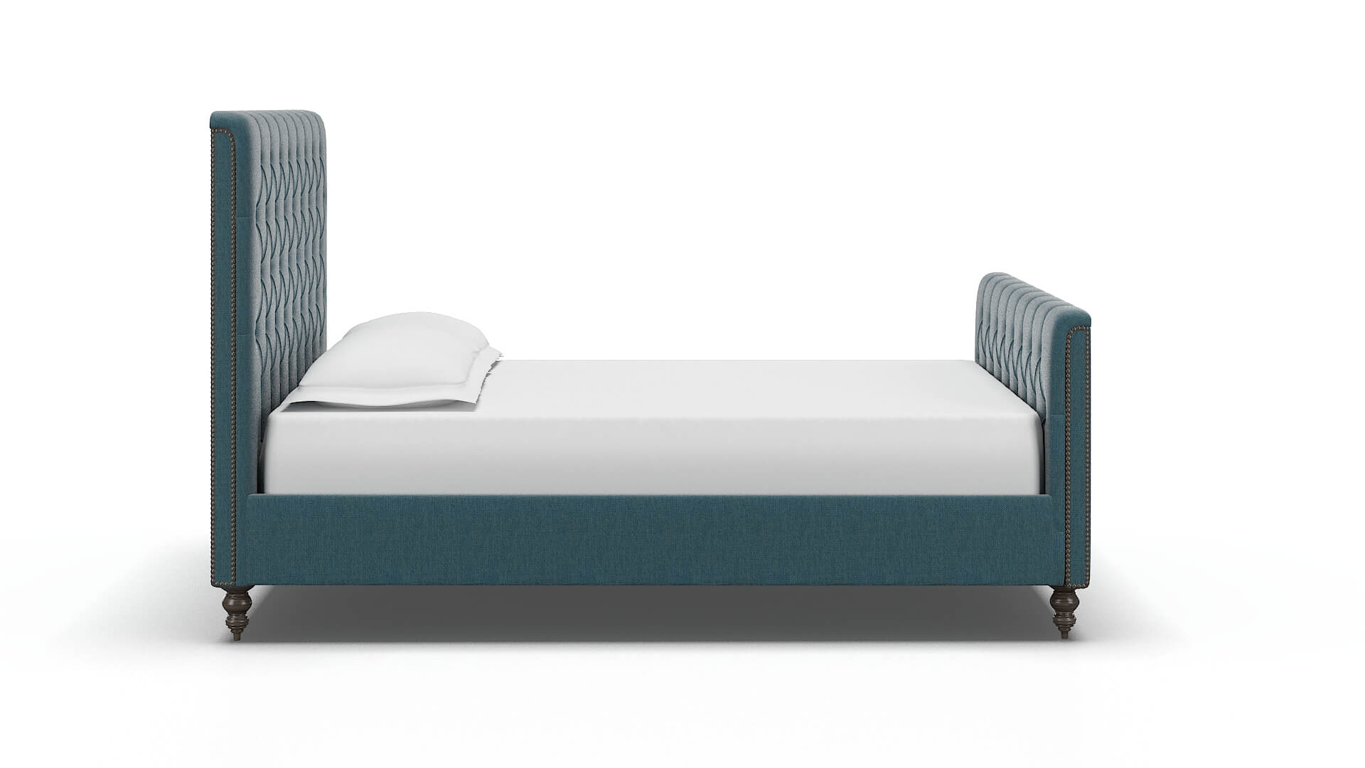 Sophia Cosmo Teal Bed espresso legs 3