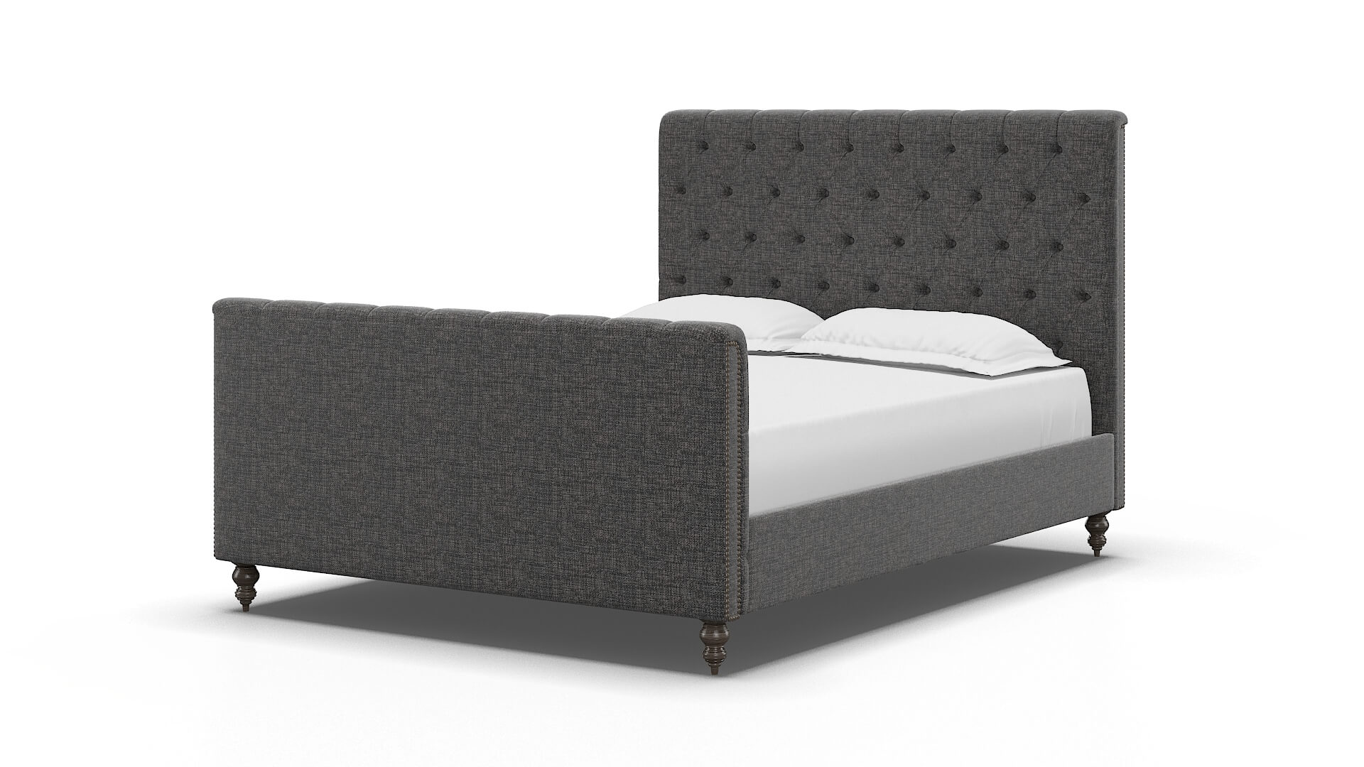 Sophia Curious Pacific Bed espresso legs 5