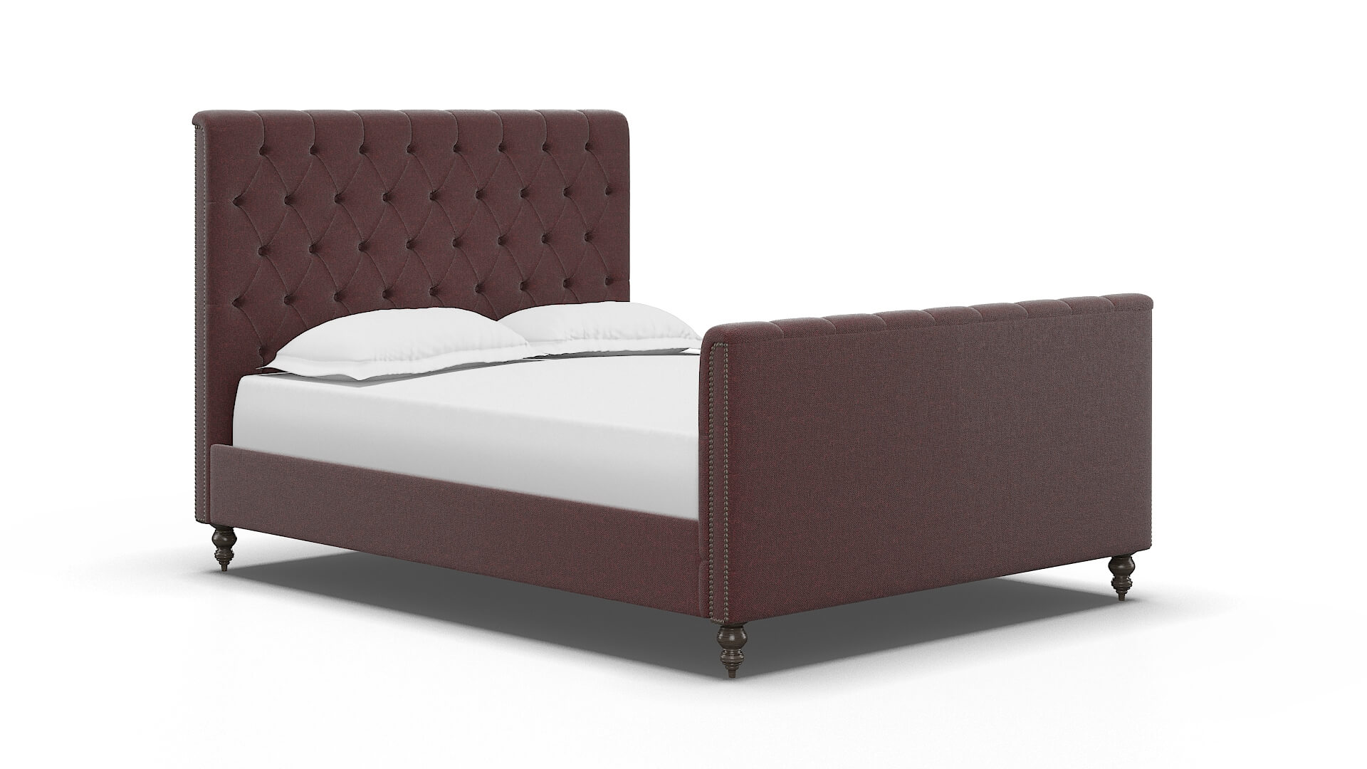Sophia Derby Berry Bed espresso legs 2