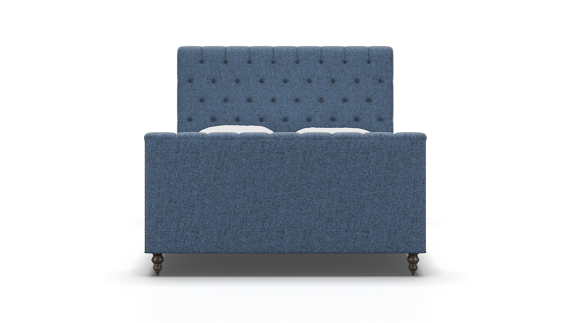 Sophia Derby Navy Bed espresso legs 1