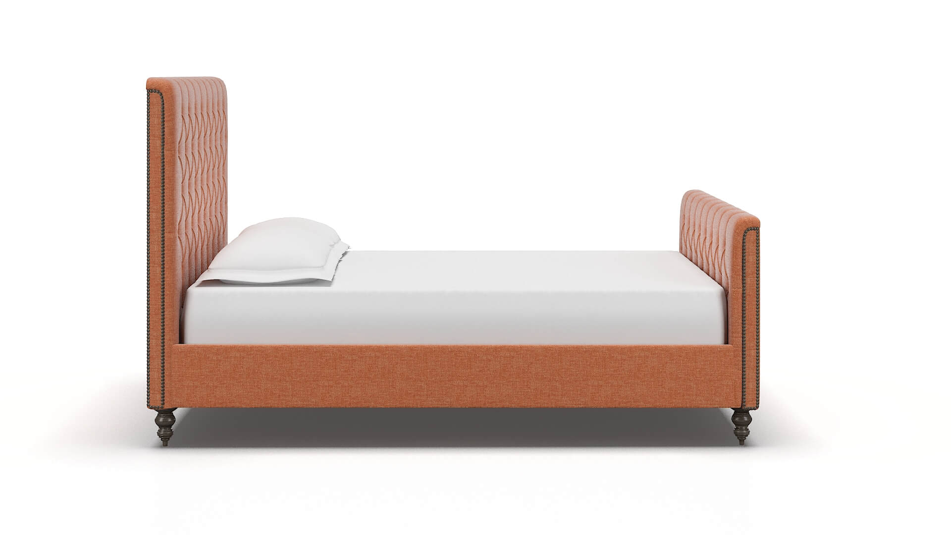 Sophia Hepburn Appricot Bed espresso legs 3