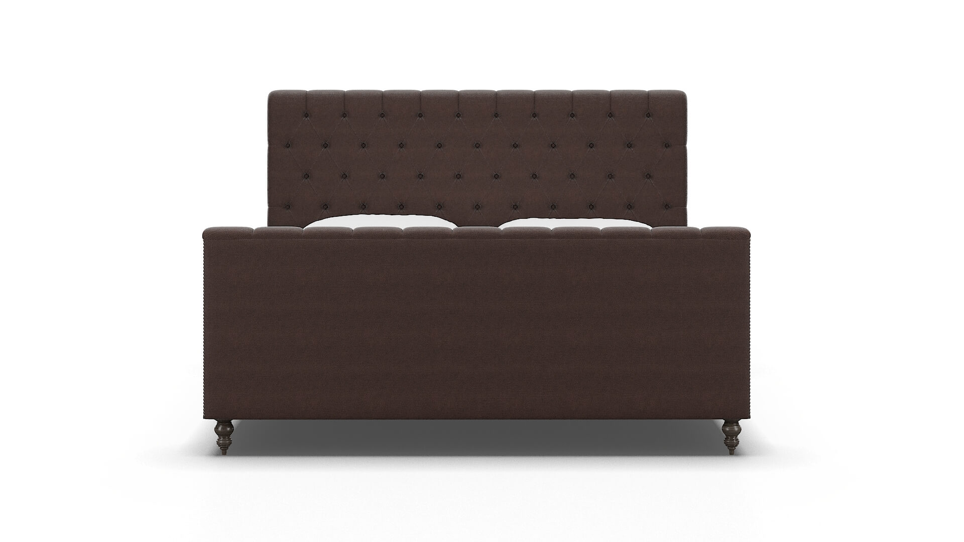 Sophia Insight Cafe Bed King espresso legs 1