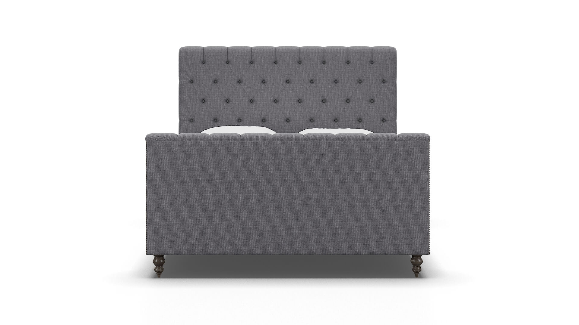 Sophia Insight Denim Bed espresso legs 1