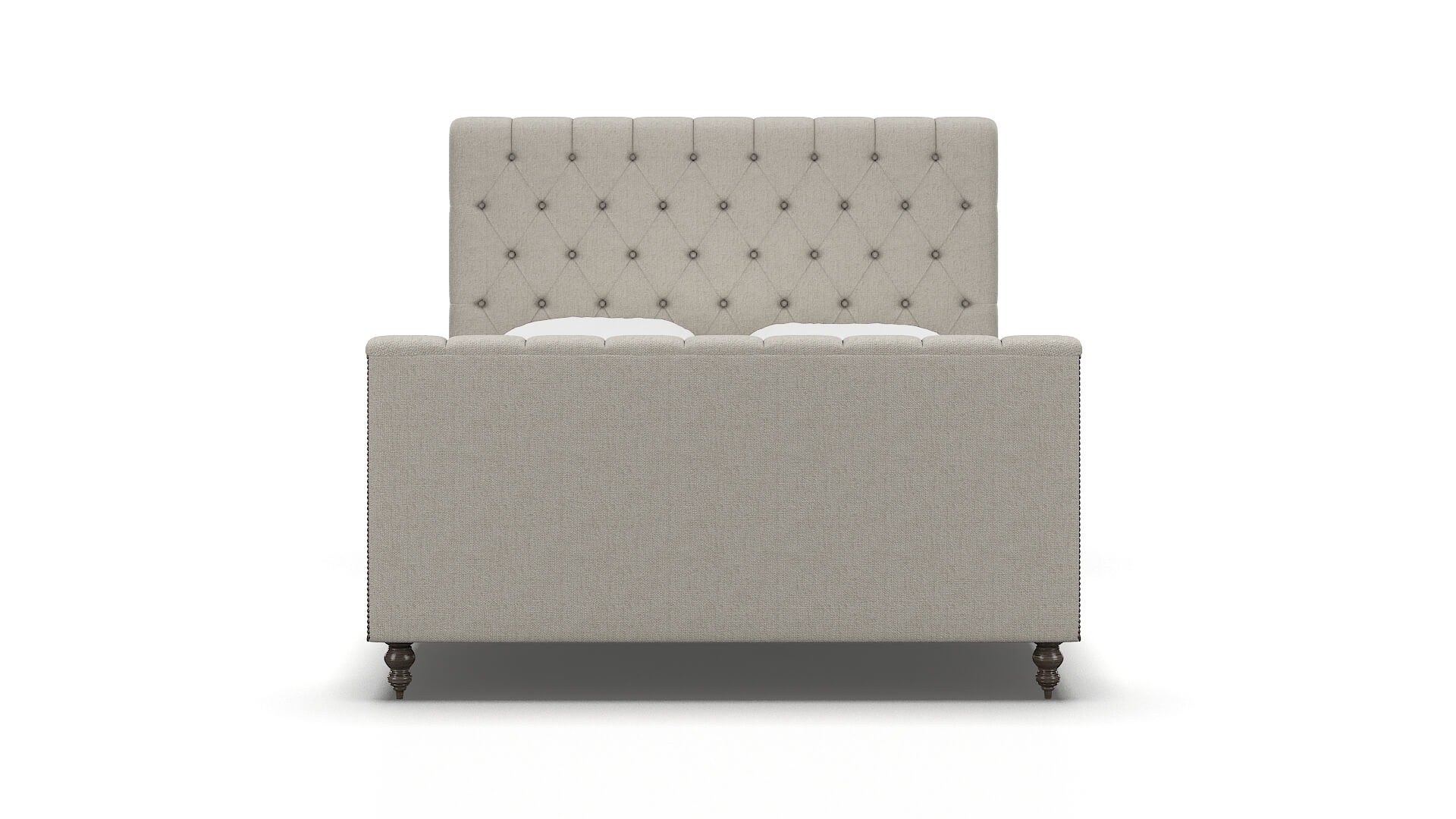 Sophia Insight Dove Bed espresso legs 1