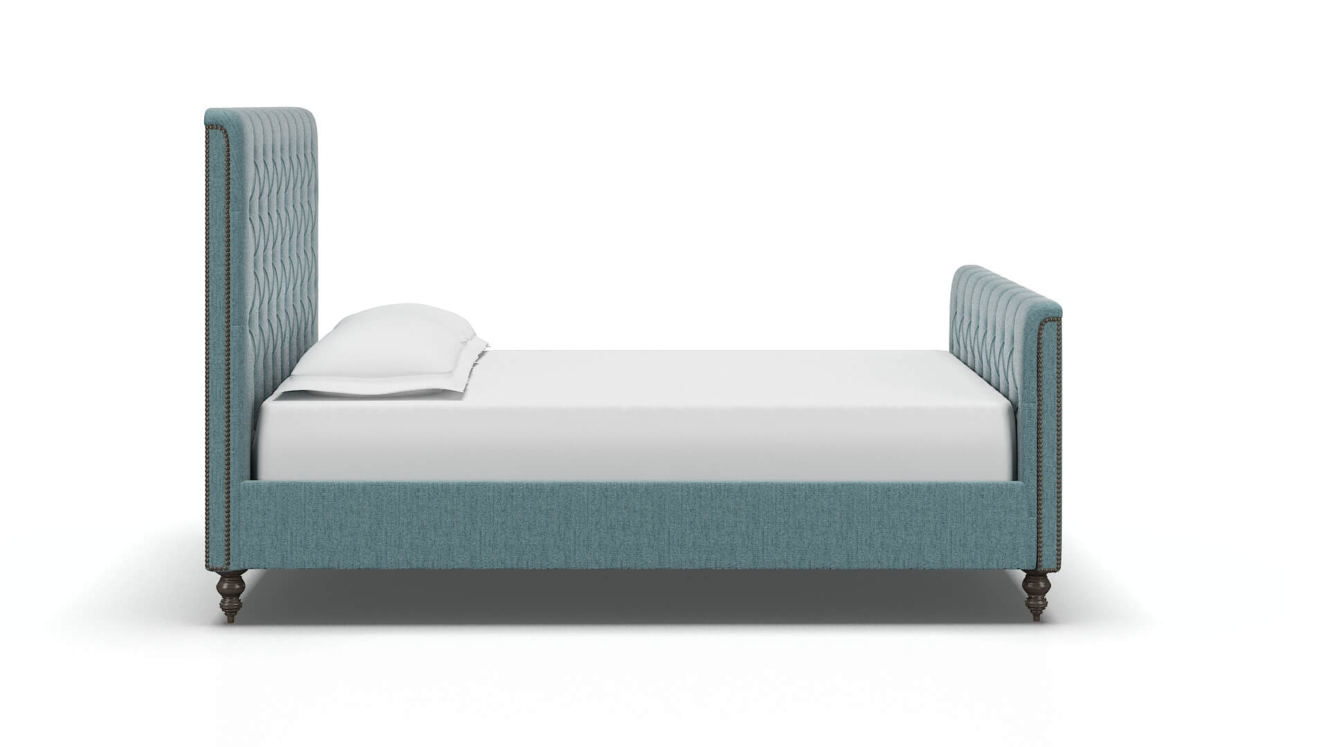 Sophia Insight Peacock Bed espresso legs 3