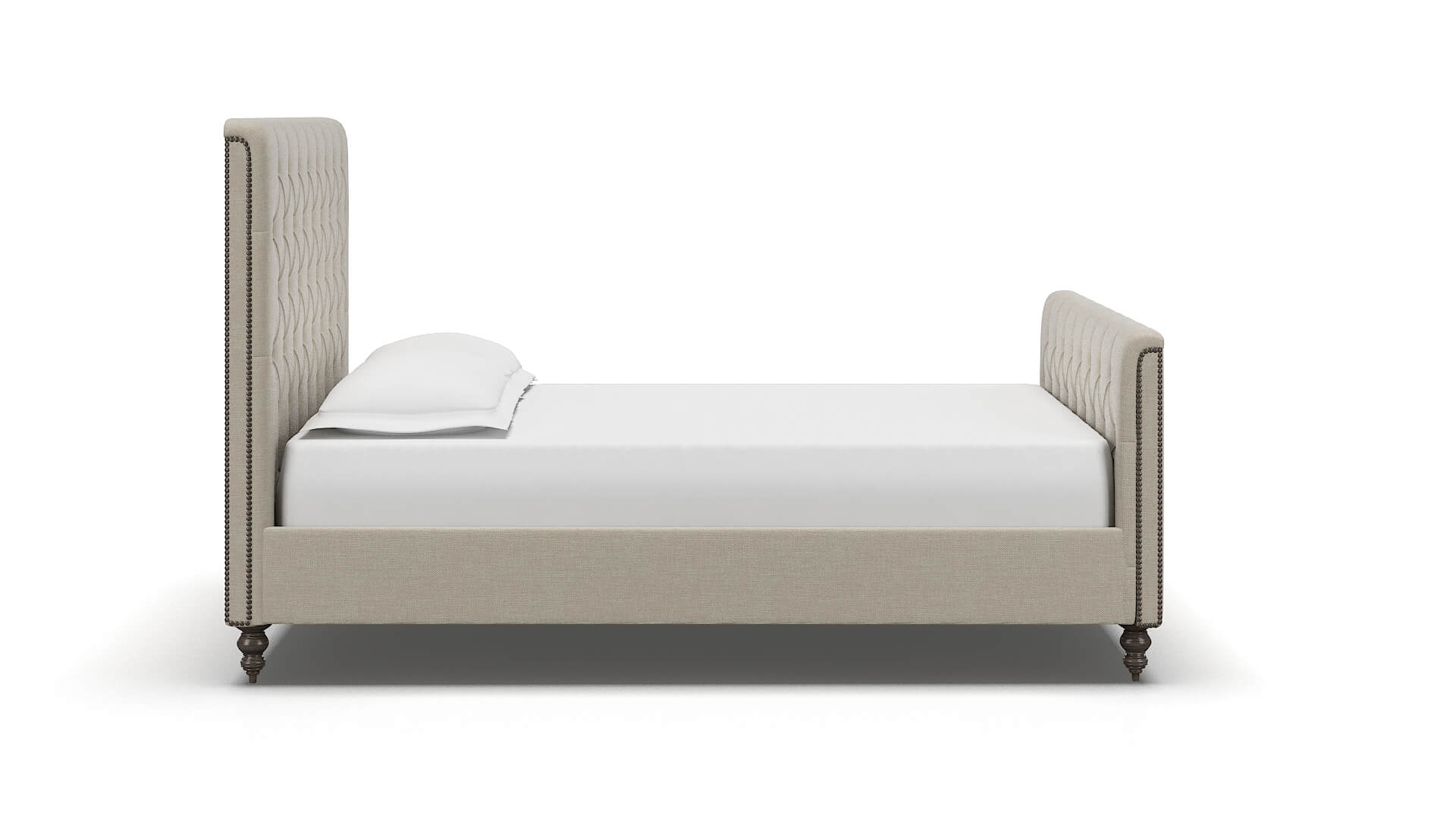 Sophia Keylargo Almond Bed espresso legs 3
