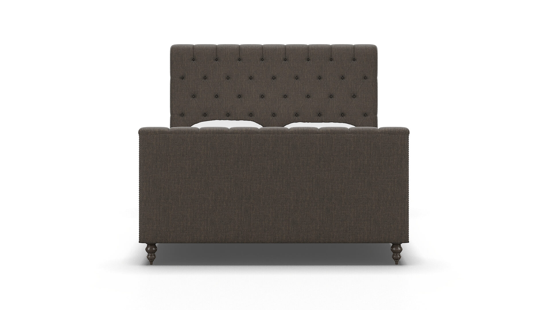Sophia Keylargo Bark Bed espresso legs 1