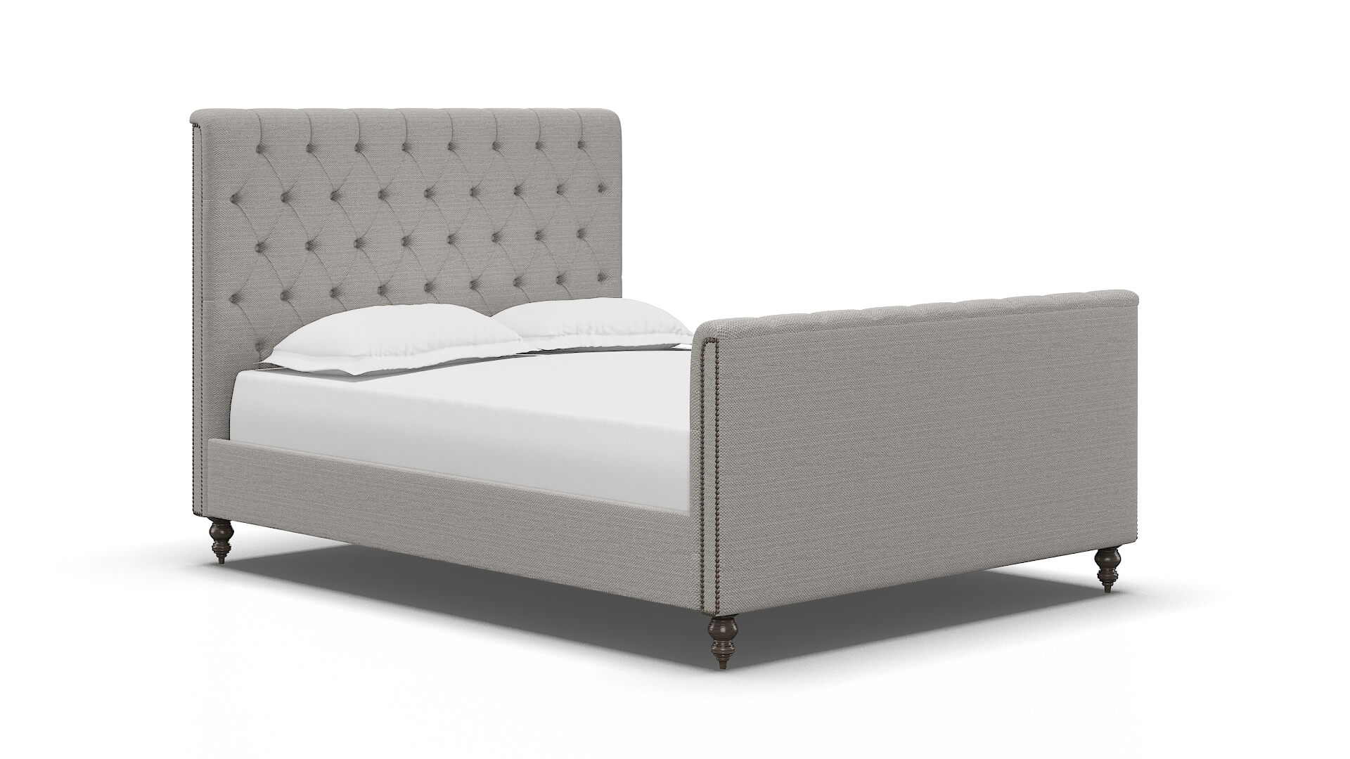 Sophia Naples Ash Bed espresso legs 2