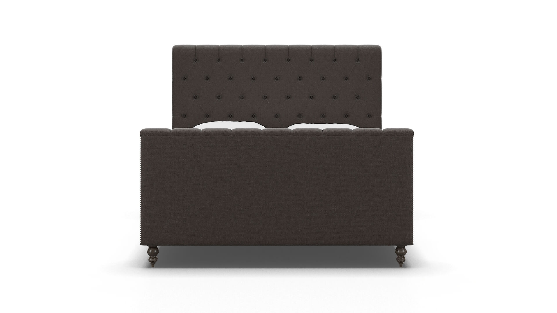 Sophia Naples Graphite Bed espresso legs 1