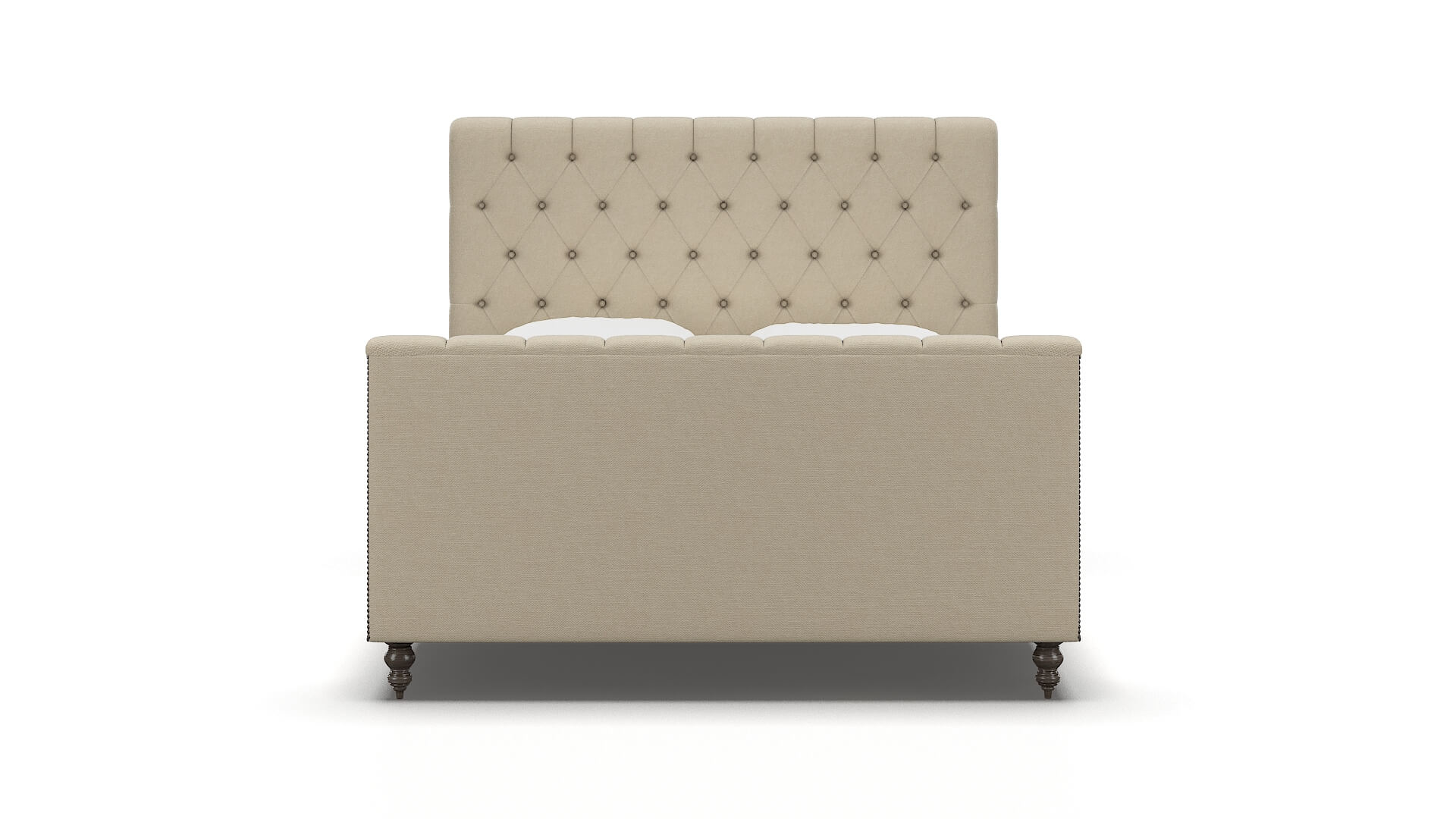 Sophia Noble Buckwheat Bed espresso legs 1