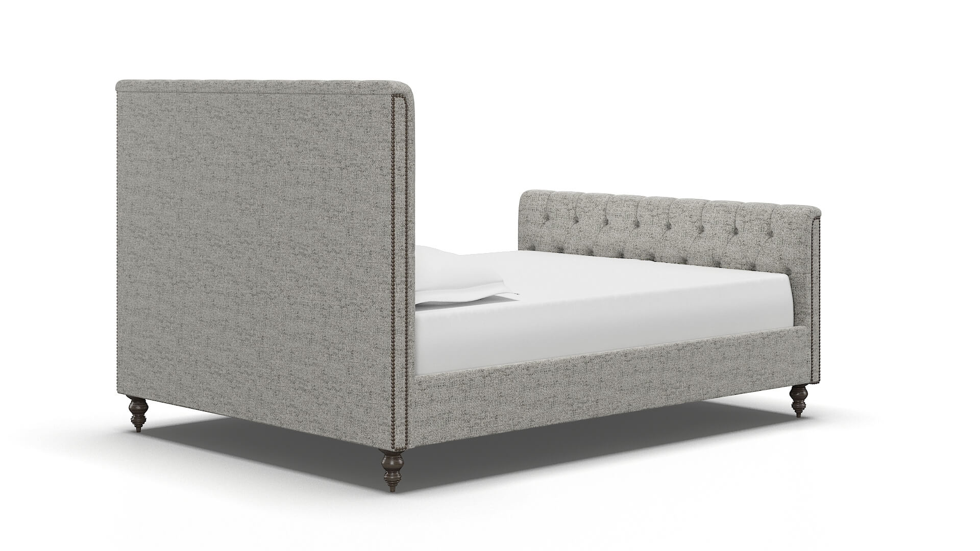 Sophia Oceanside Granite Bed espresso legs 4