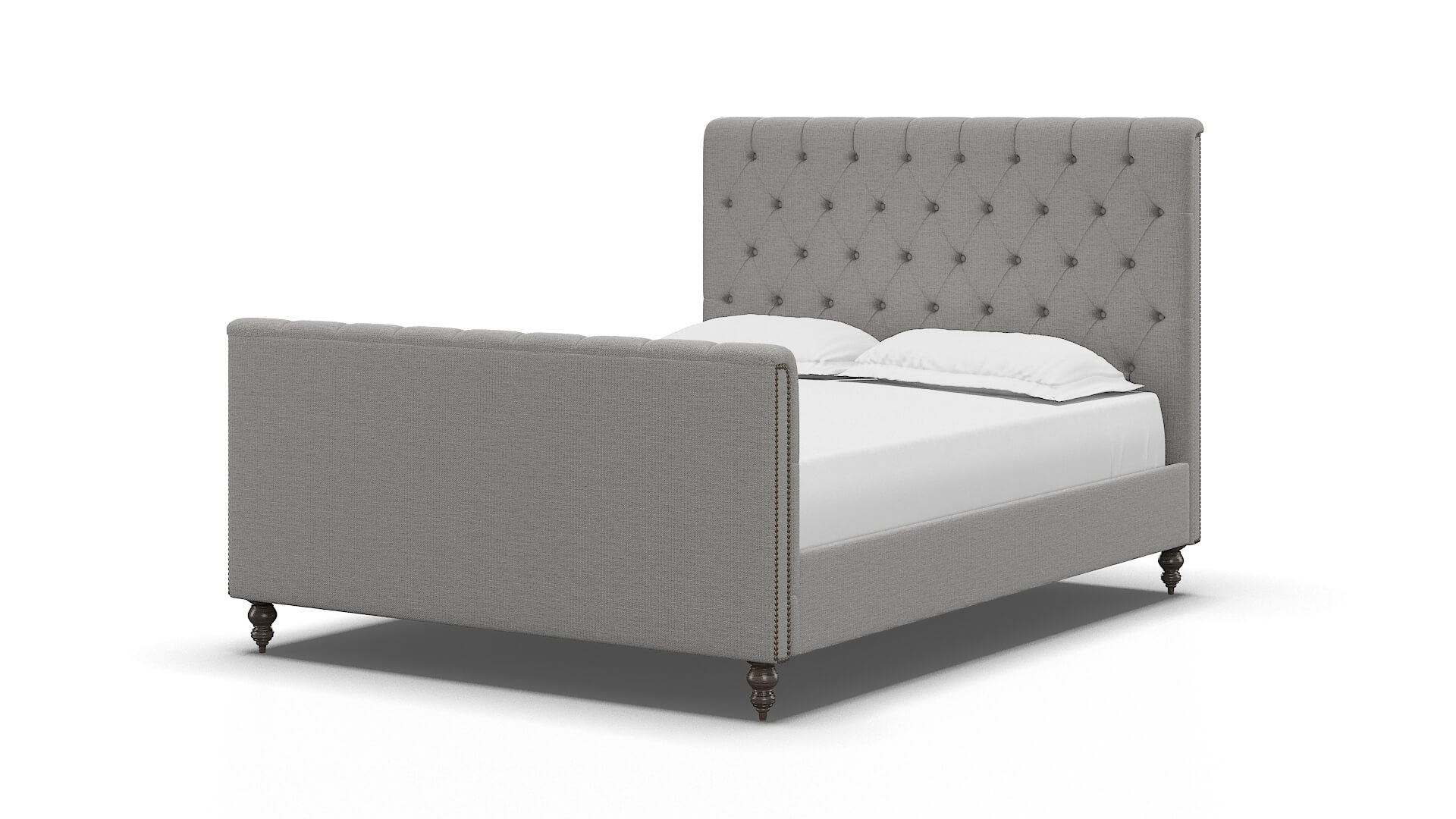 Sophia Parker Silver Bed espresso legs 5