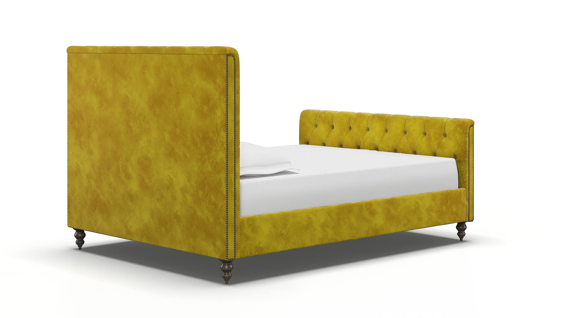 Sophia Quartz 402 Bed espresso legs 4