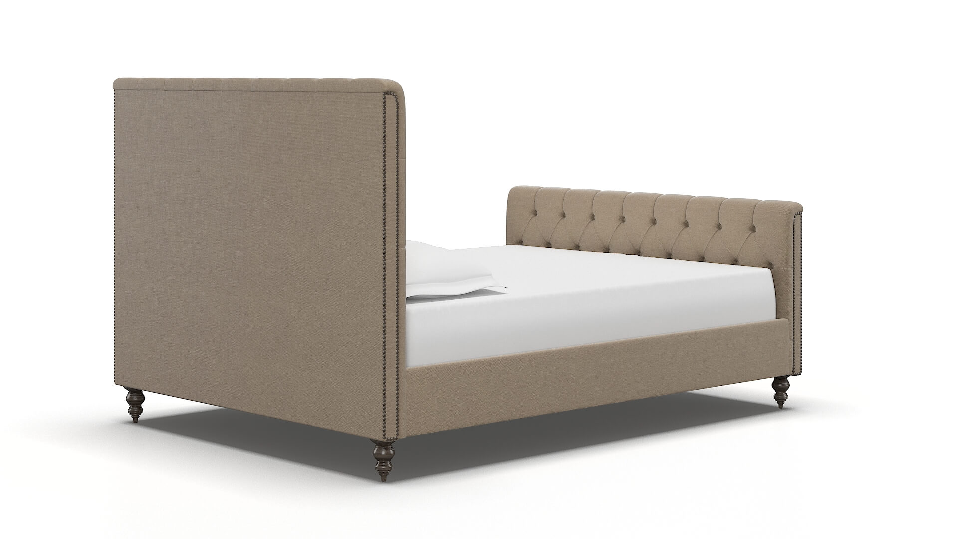 Sophia Rocket Cappuccino Bed espresso legs 4