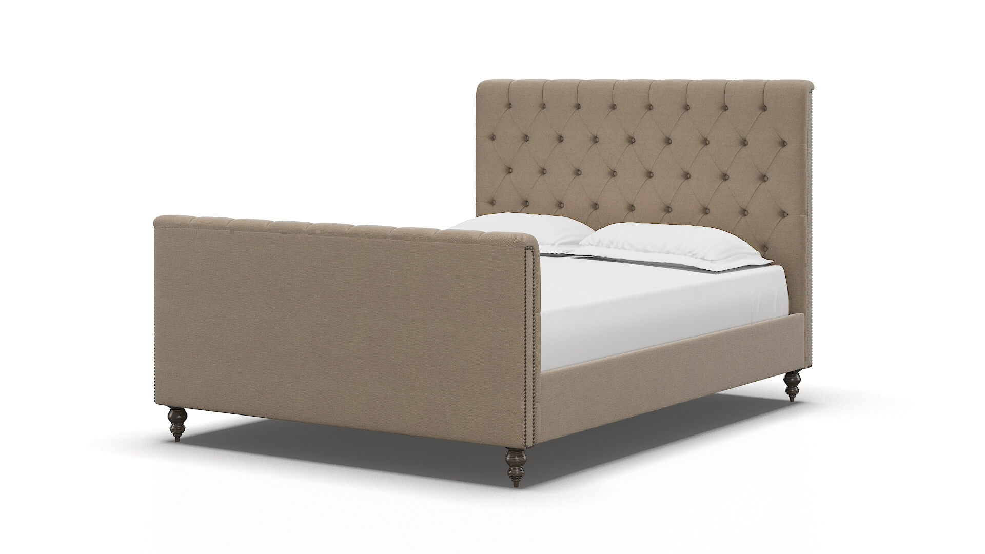 Sophia Rocket Cappuccino Bed espresso legs 5