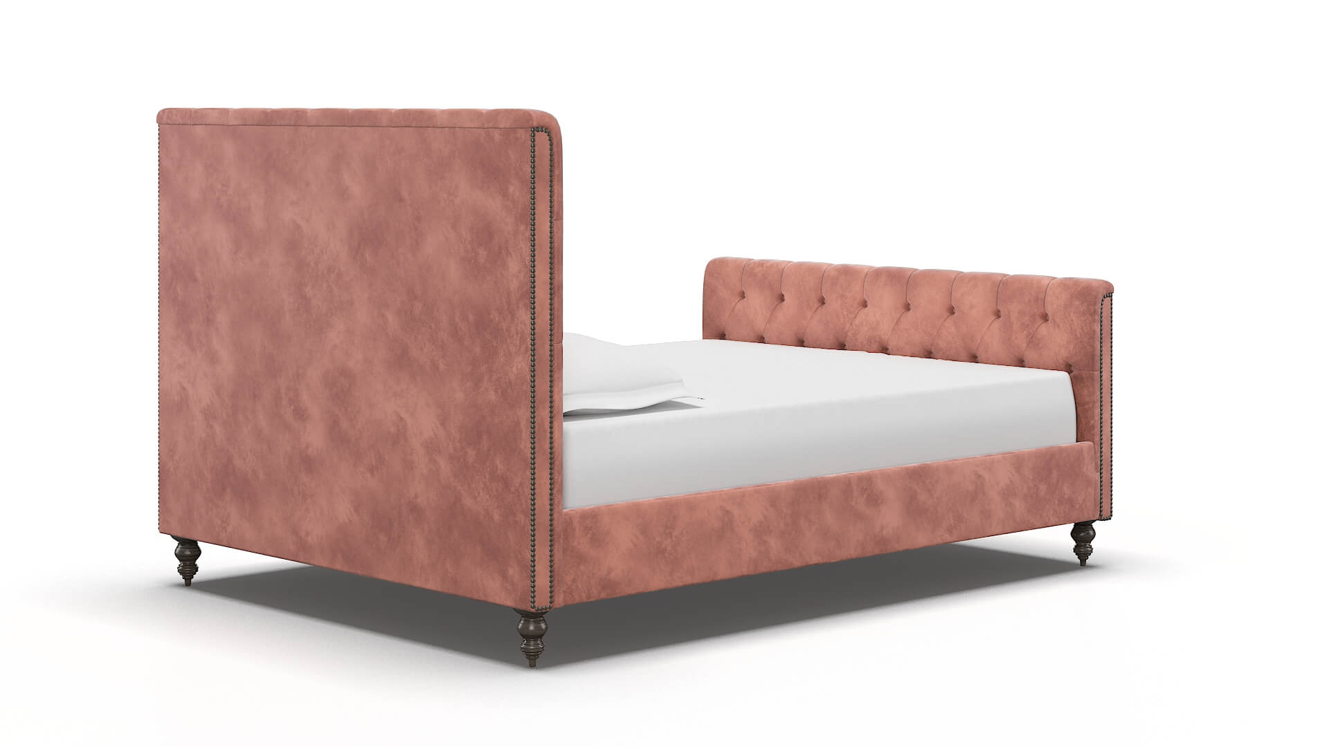 Sophia Royale Blush Bed espresso legs 4