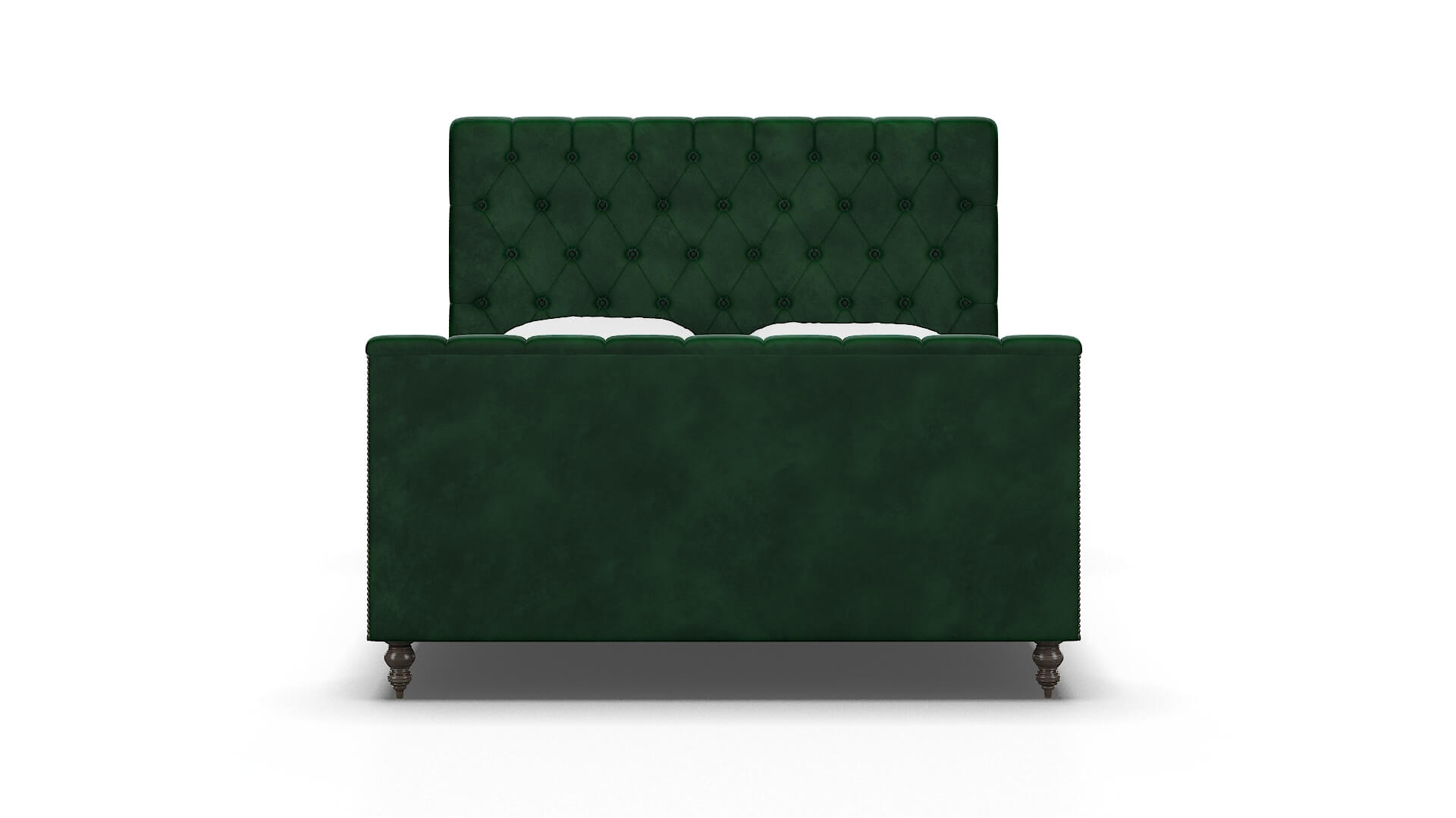 Sophia Royale Evergreen Bed espresso legs 1