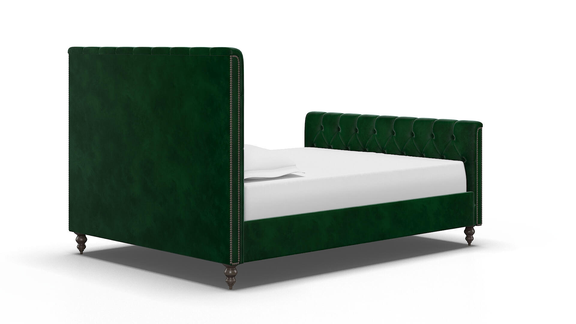 Sophia Royale Evergreen Bed espresso legs 4