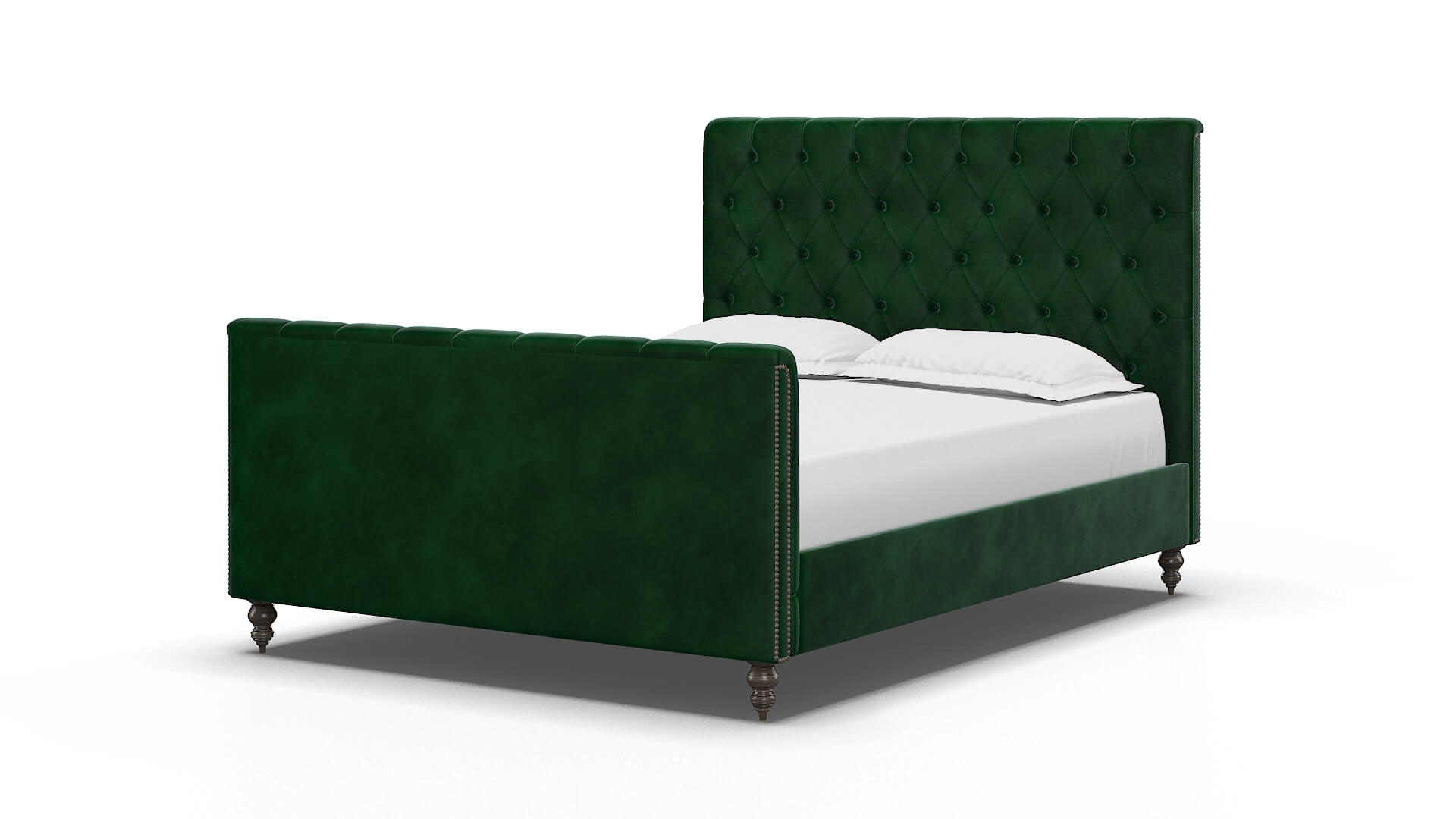 Sophia Royale Evergreen Bed espresso legs 5