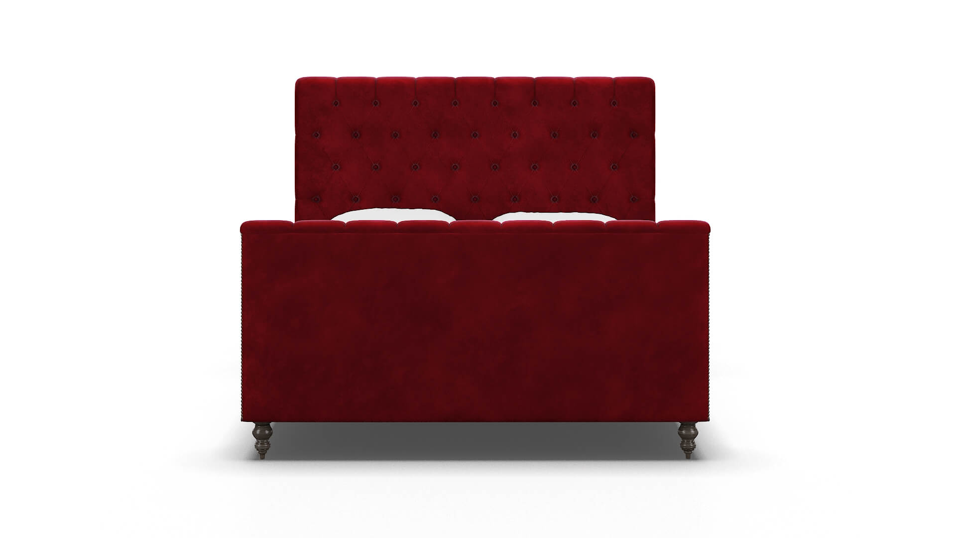 Sophia Royale Ruby Bed espresso legs 1